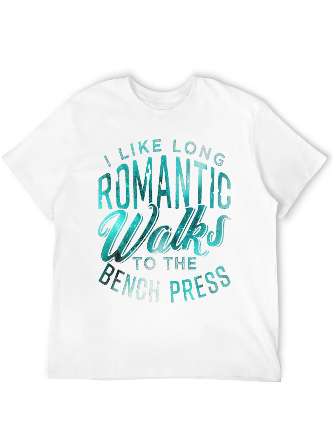 Romantic Walks Bench Press Black T-Shirt