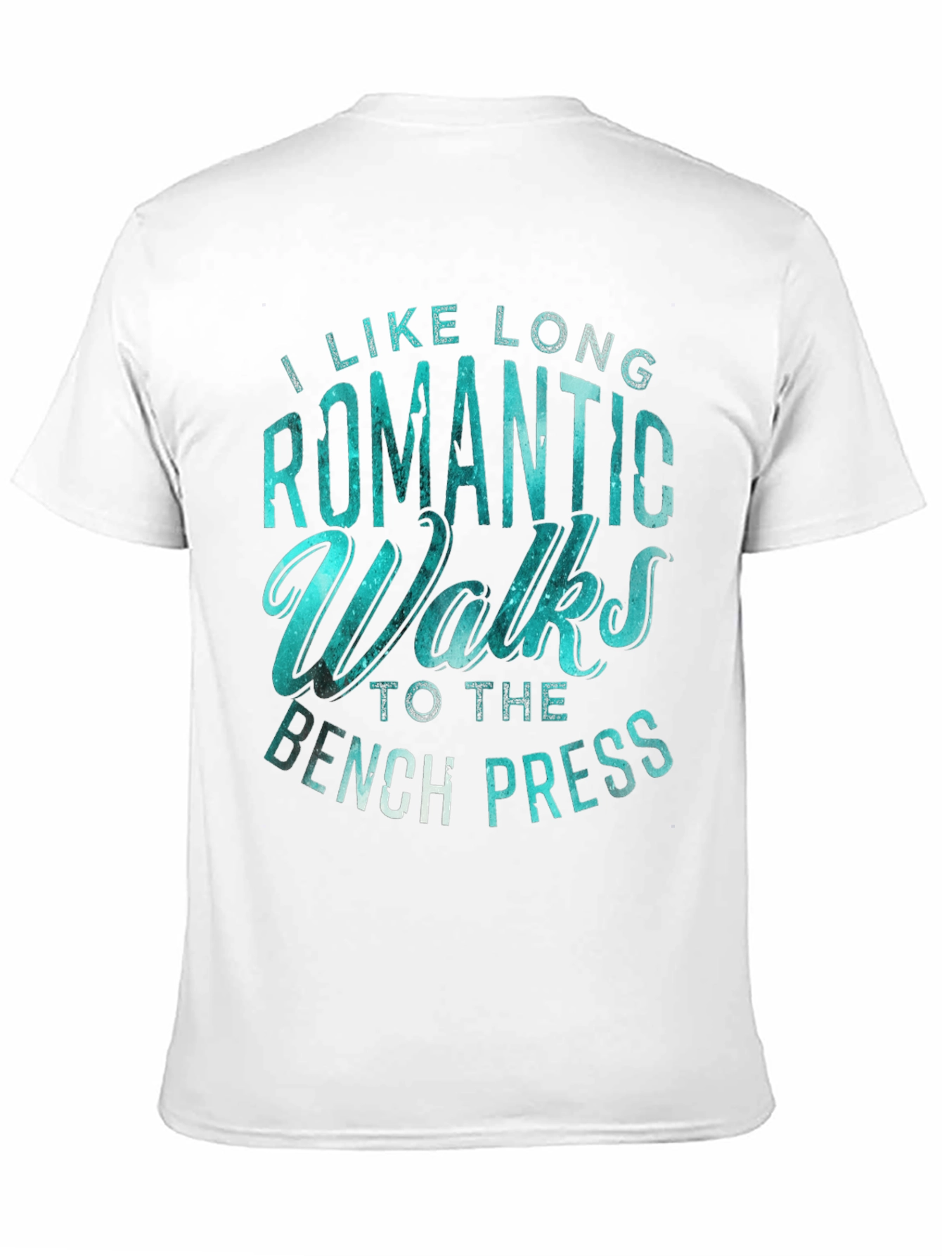 Romantic Walks Bench Press Black T-Shirt