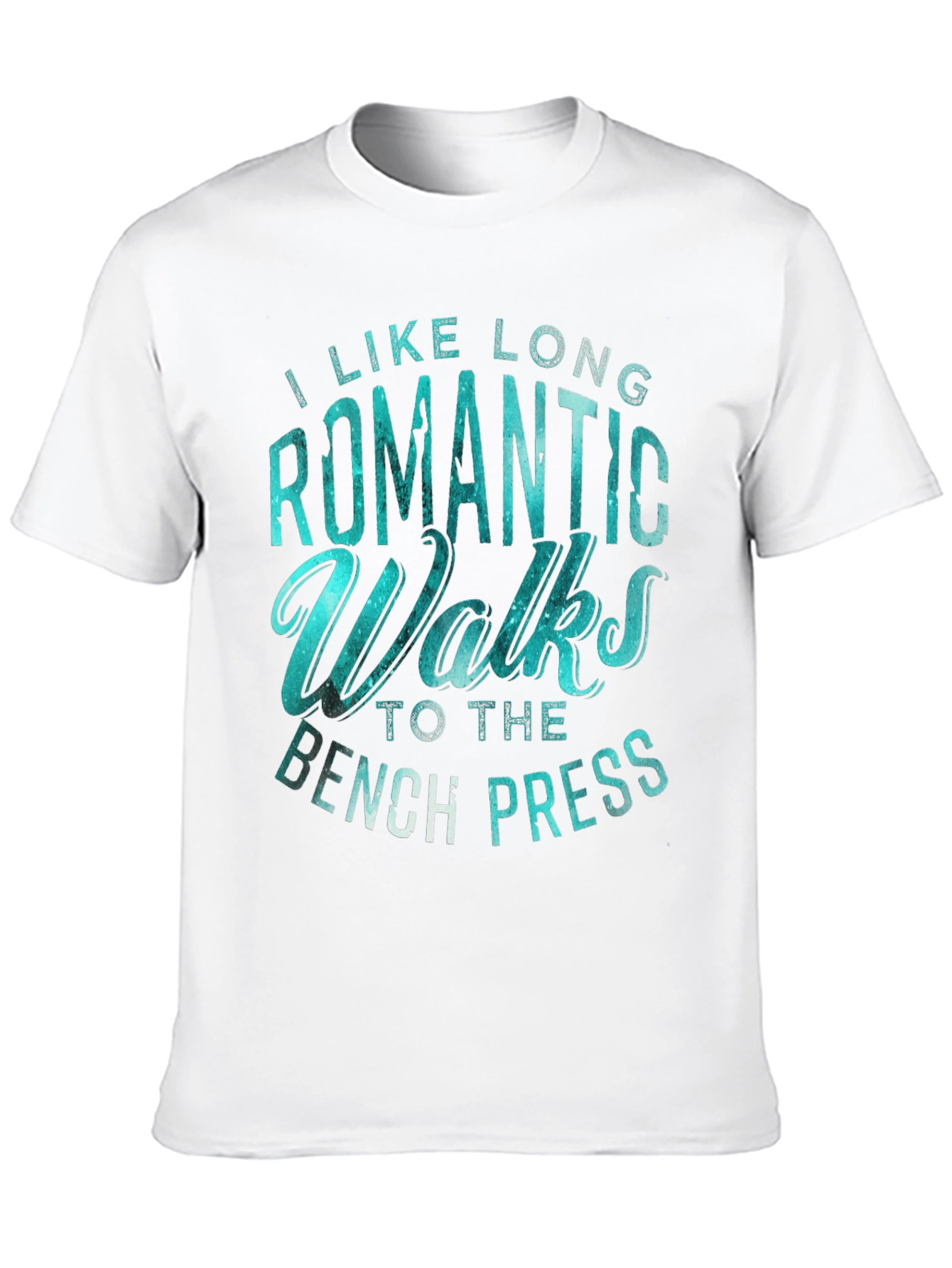 Romantic Walks Bench Press Black T-Shirt