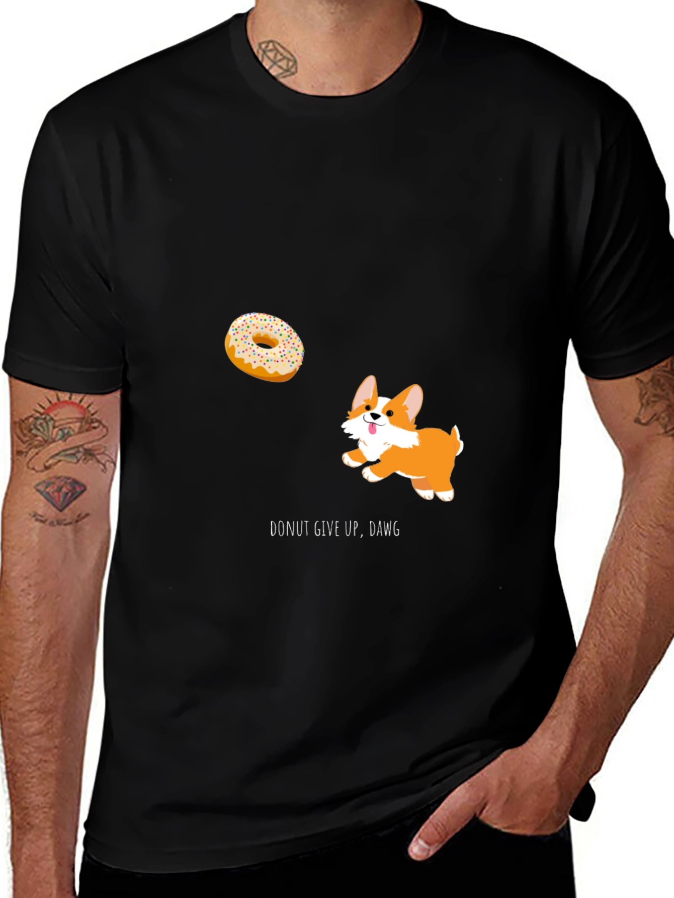 Donut Give Up Dawg T-Shirt