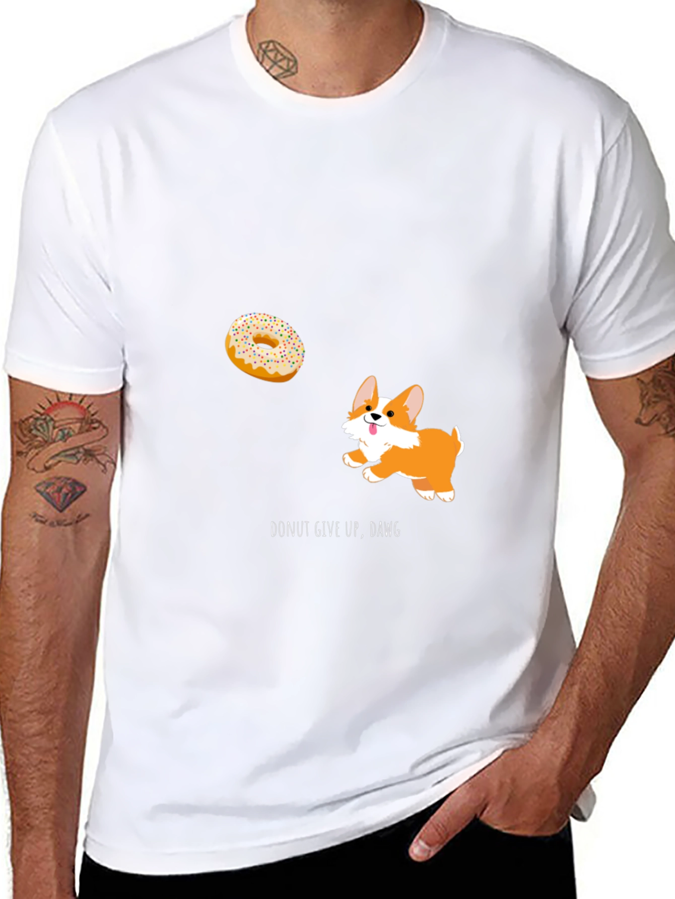Donut Give Up Dawg T-Shirt