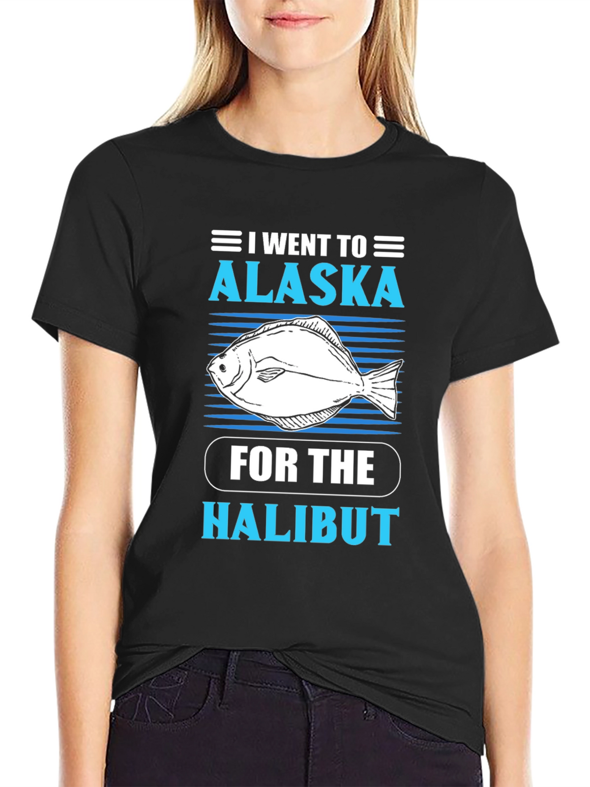 Alaska Halibut Fishing T-Shirt