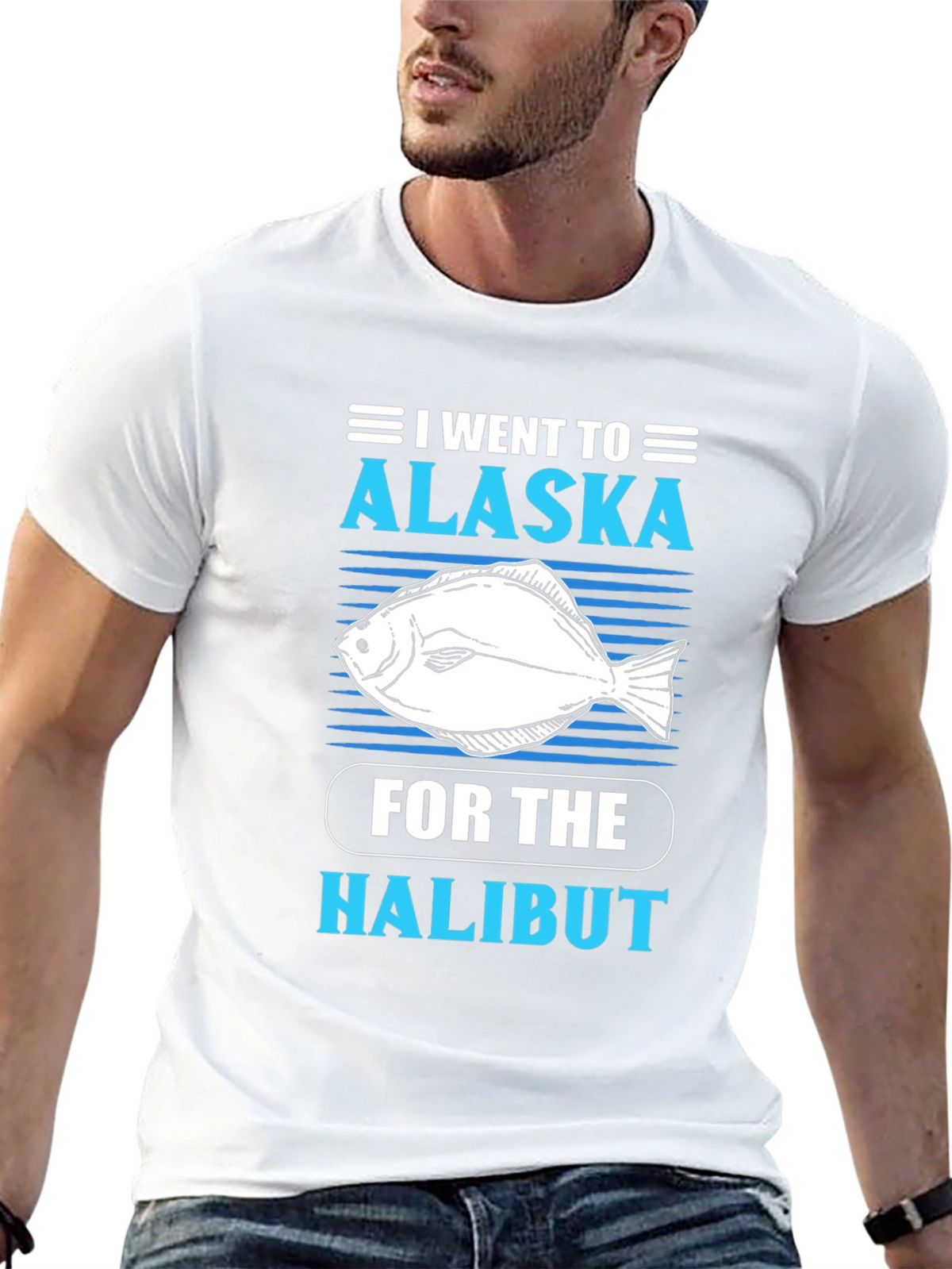 Alaska Halibut Fishing T-Shirt