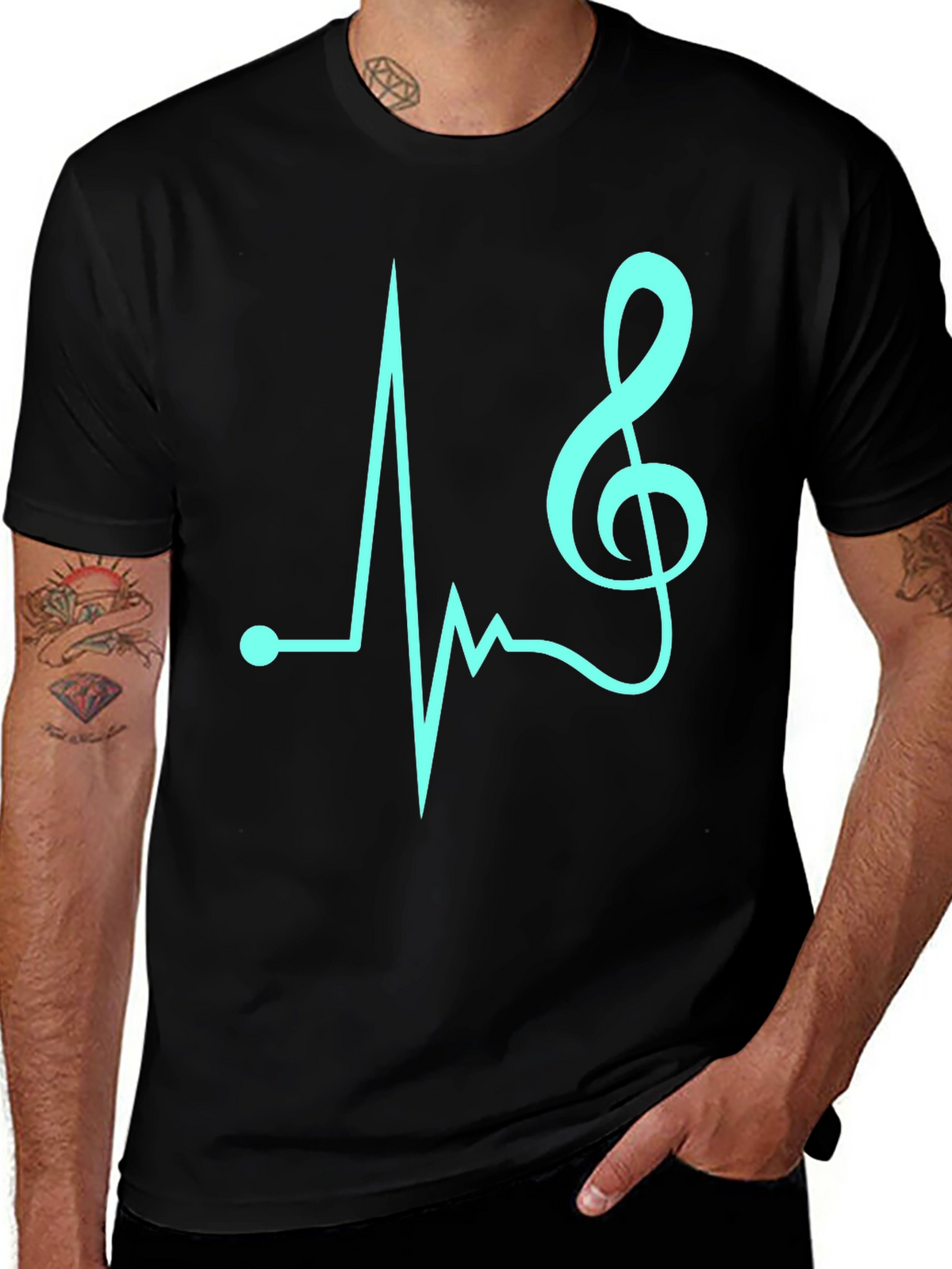 Musical Heartbeat T-Shirt - Rhythm of Life