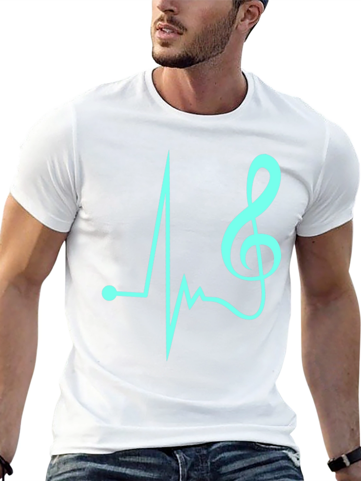 Musical Heartbeat T-Shirt - Rhythm of Life