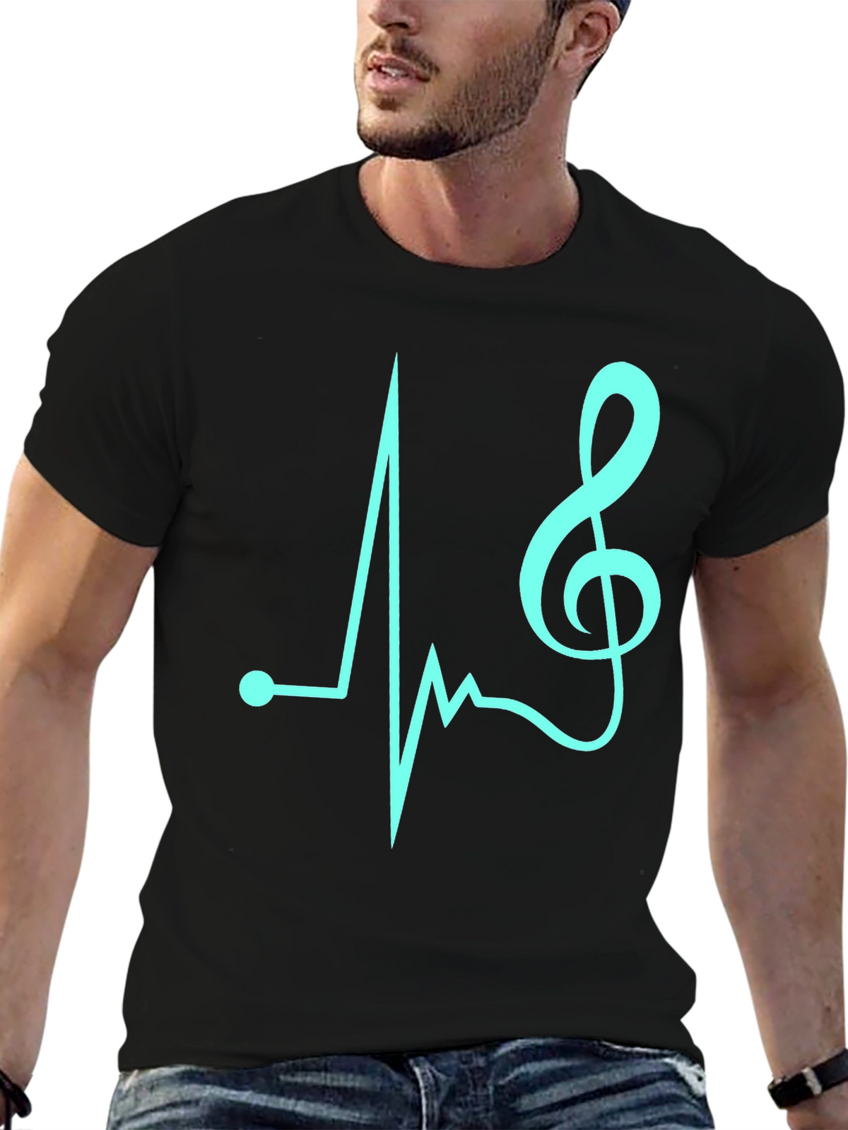 Musical Heartbeat T-Shirt - Rhythm of Life