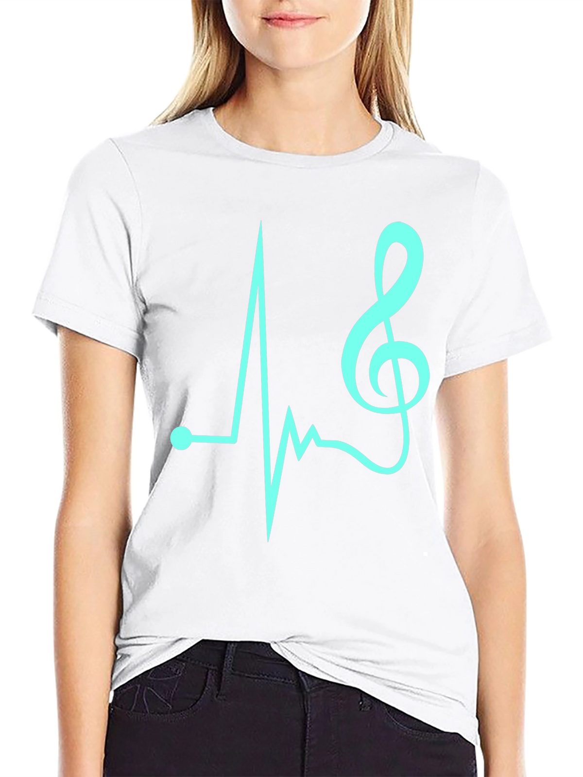Musical Heartbeat T-Shirt - Rhythm of Life