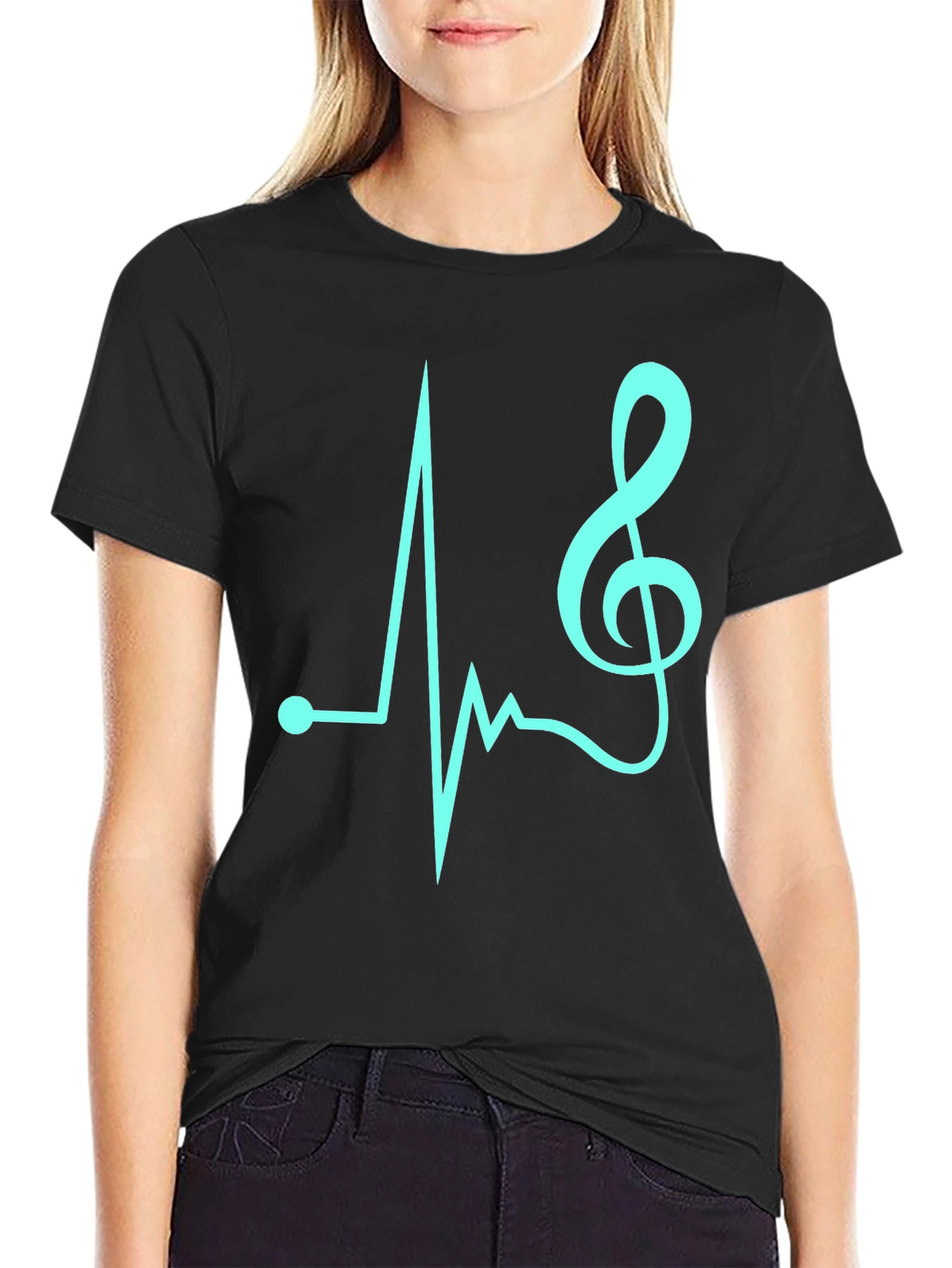 Musical Heartbeat T-Shirt - Rhythm of Life
