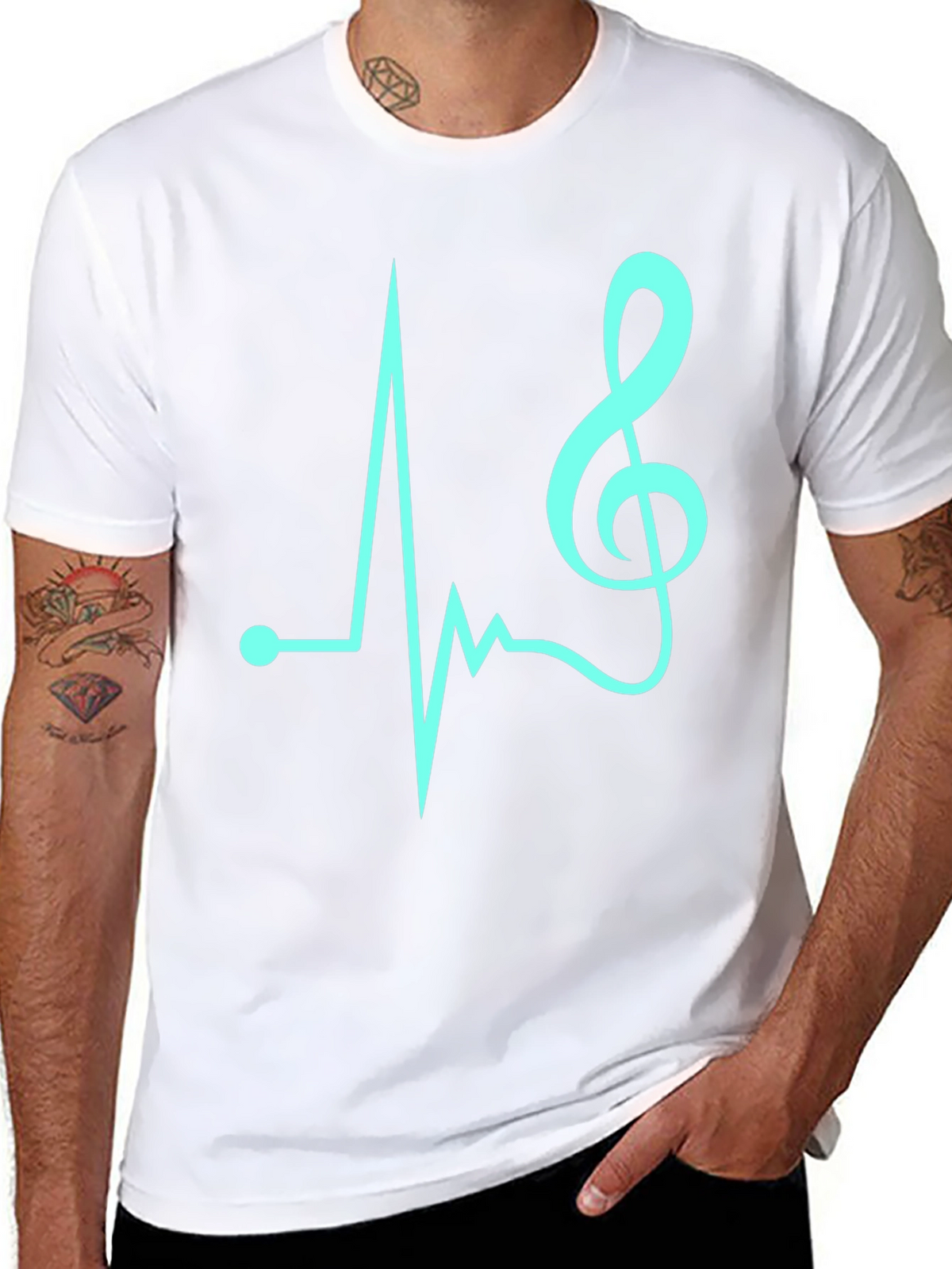 Musical Heartbeat T-Shirt - Rhythm of Life