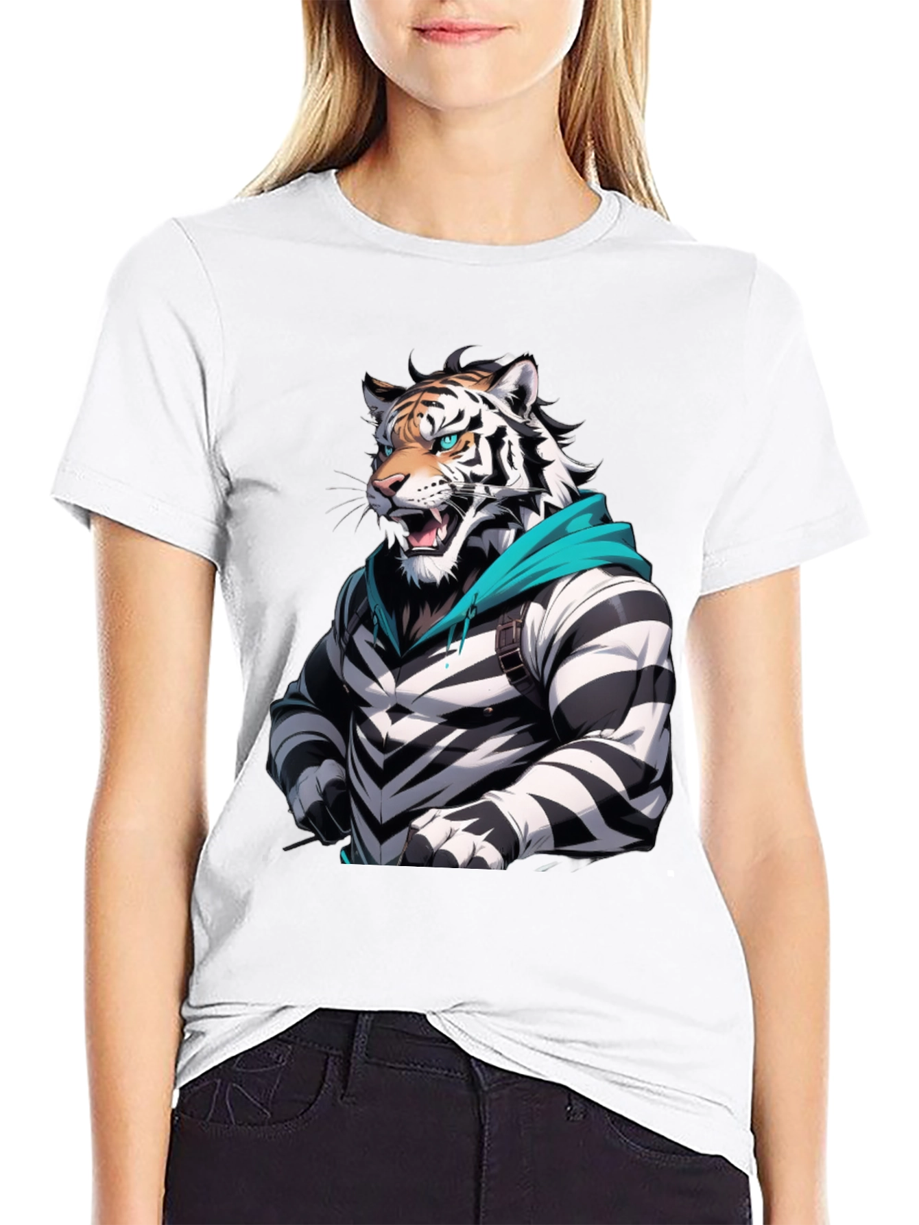 Cool Tiger Striped T-Shirt