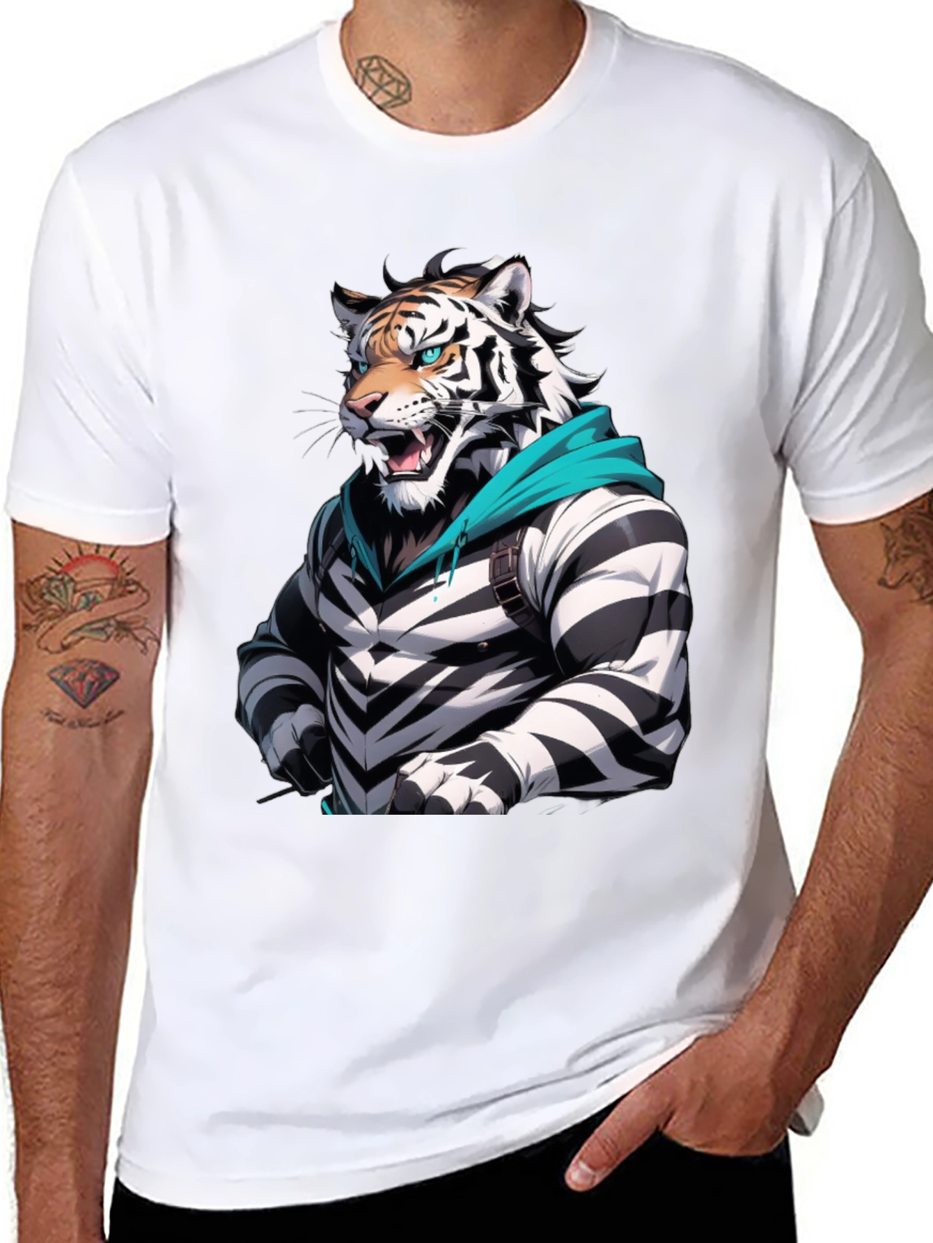Cool Tiger Striped T-Shirt