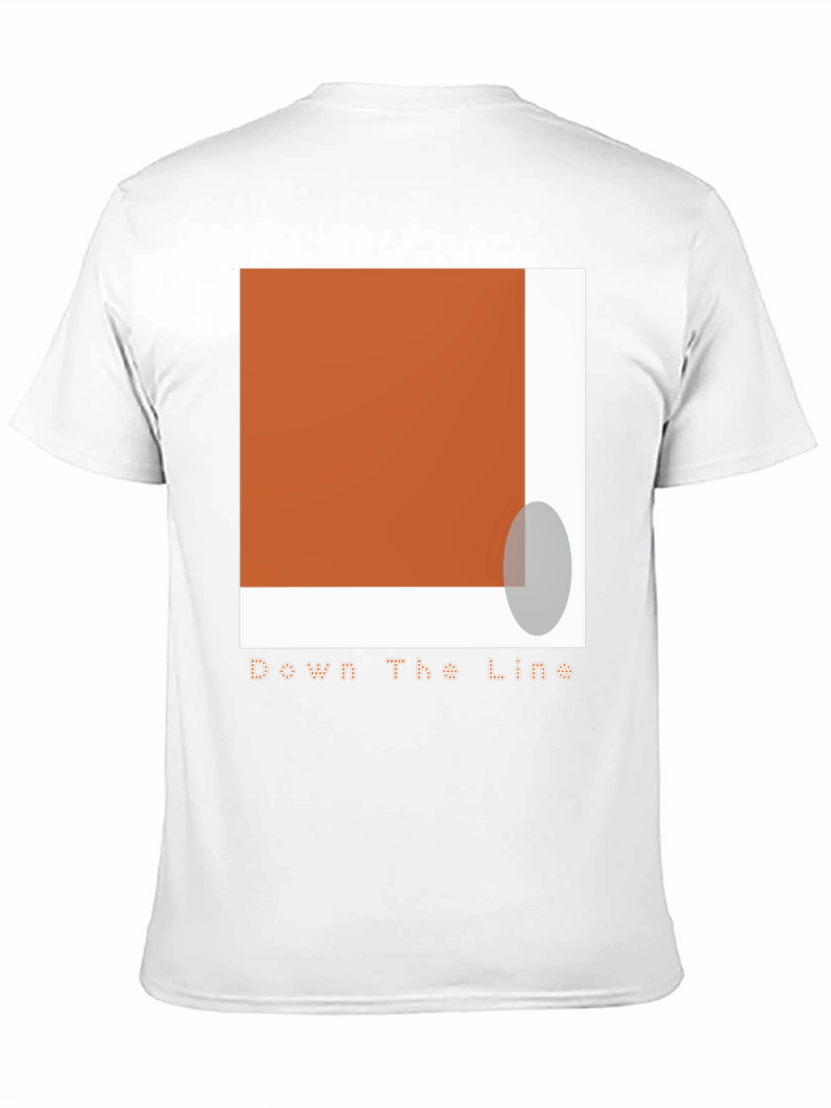 Modern Abstract Graphic Tee - Down The Line