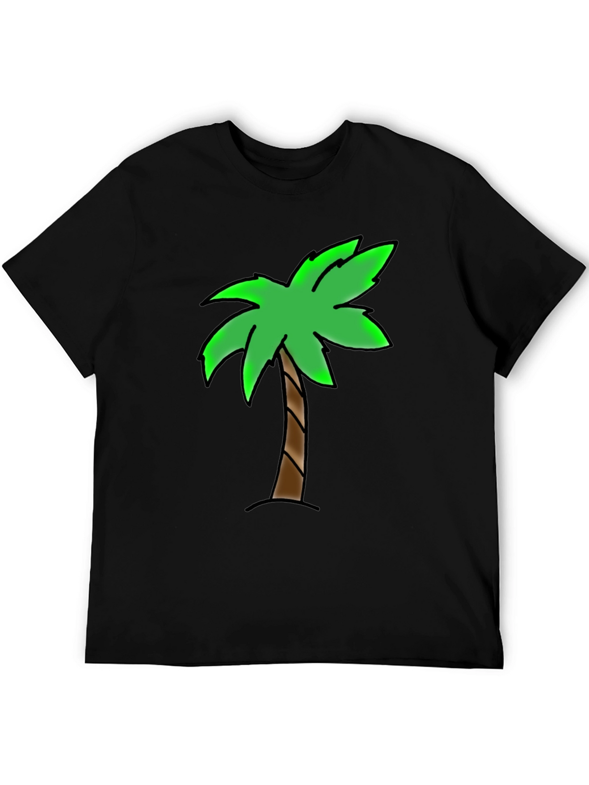 Palm Tree Graphic T-Shirt - Tropical Vibe