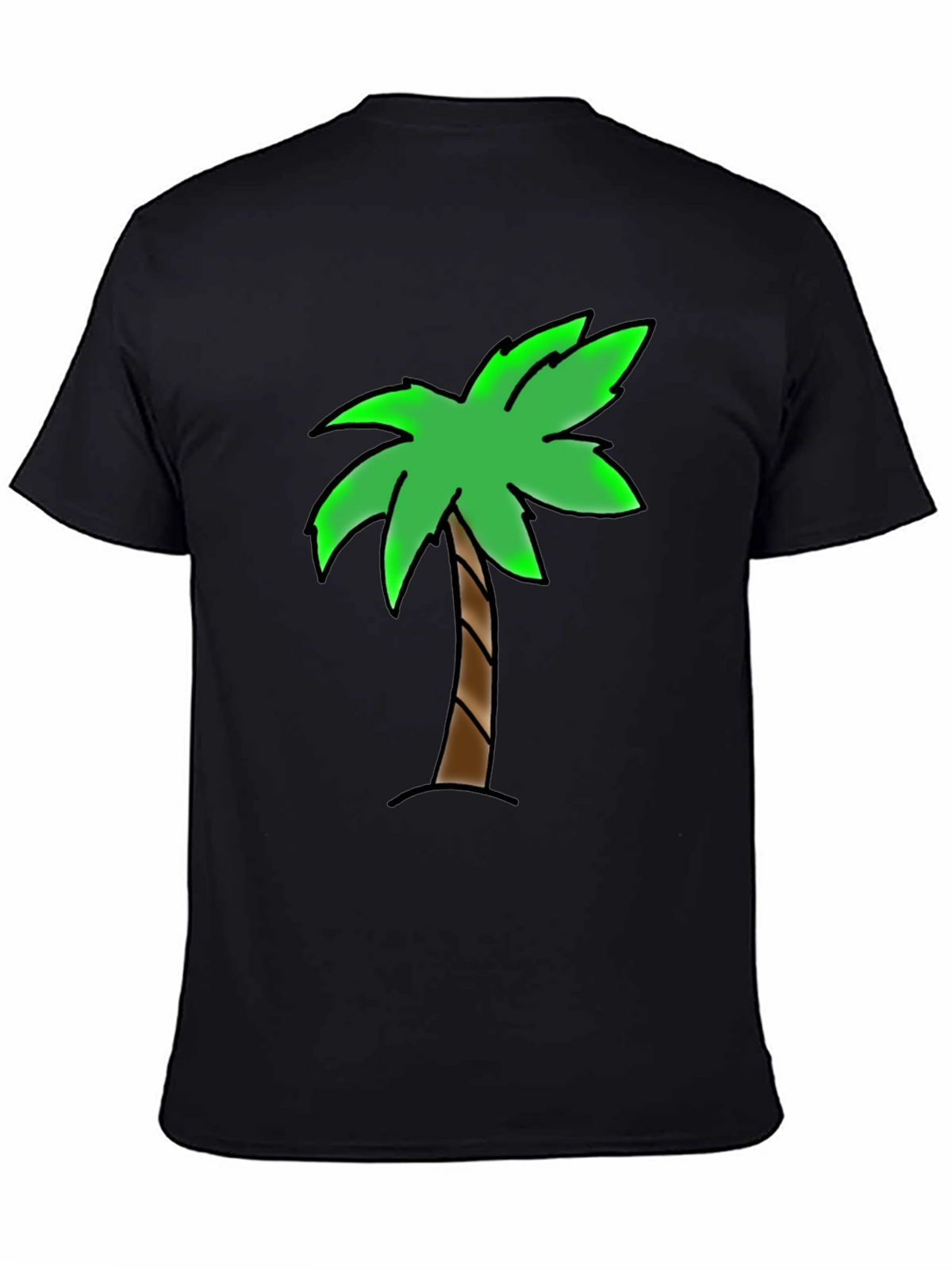 Palm Tree Graphic T-Shirt - Tropical Vibe