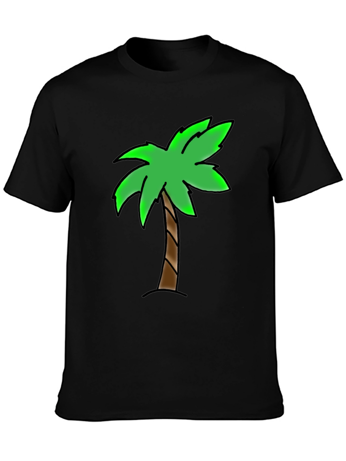 Palm Tree Graphic T-Shirt - Tropical Vibe