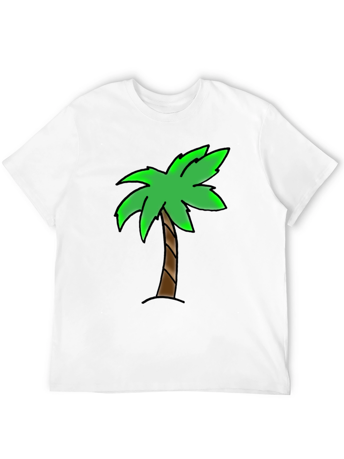 Palm Tree Graphic T-Shirt - Tropical Vibe