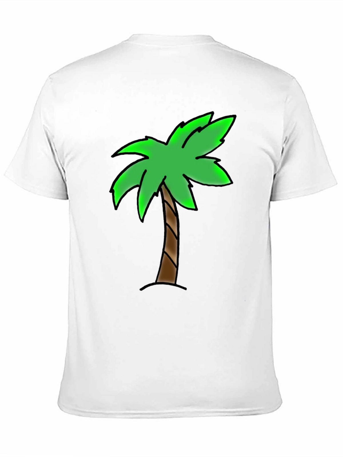 Palm Tree Graphic T-Shirt - Tropical Vibe