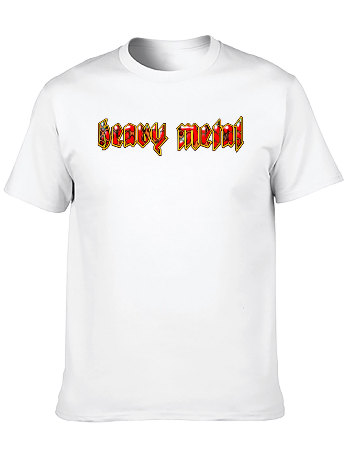 Heavy Metal Graphic Print T-Shirt