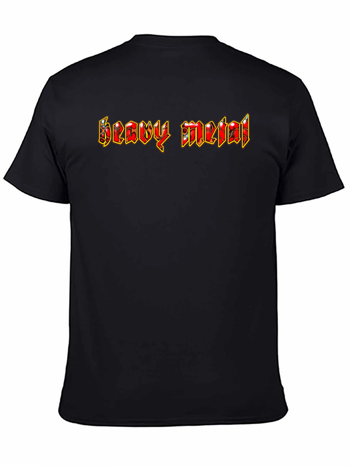 Heavy Metal Graphic Print T-Shirt