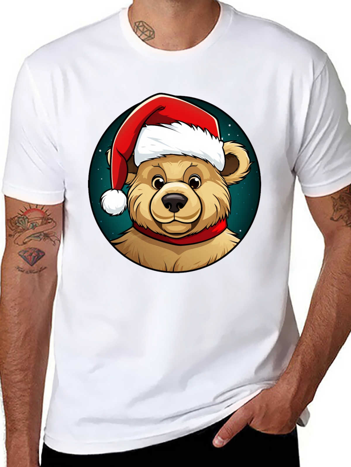Festive Bear Graphic Tee
