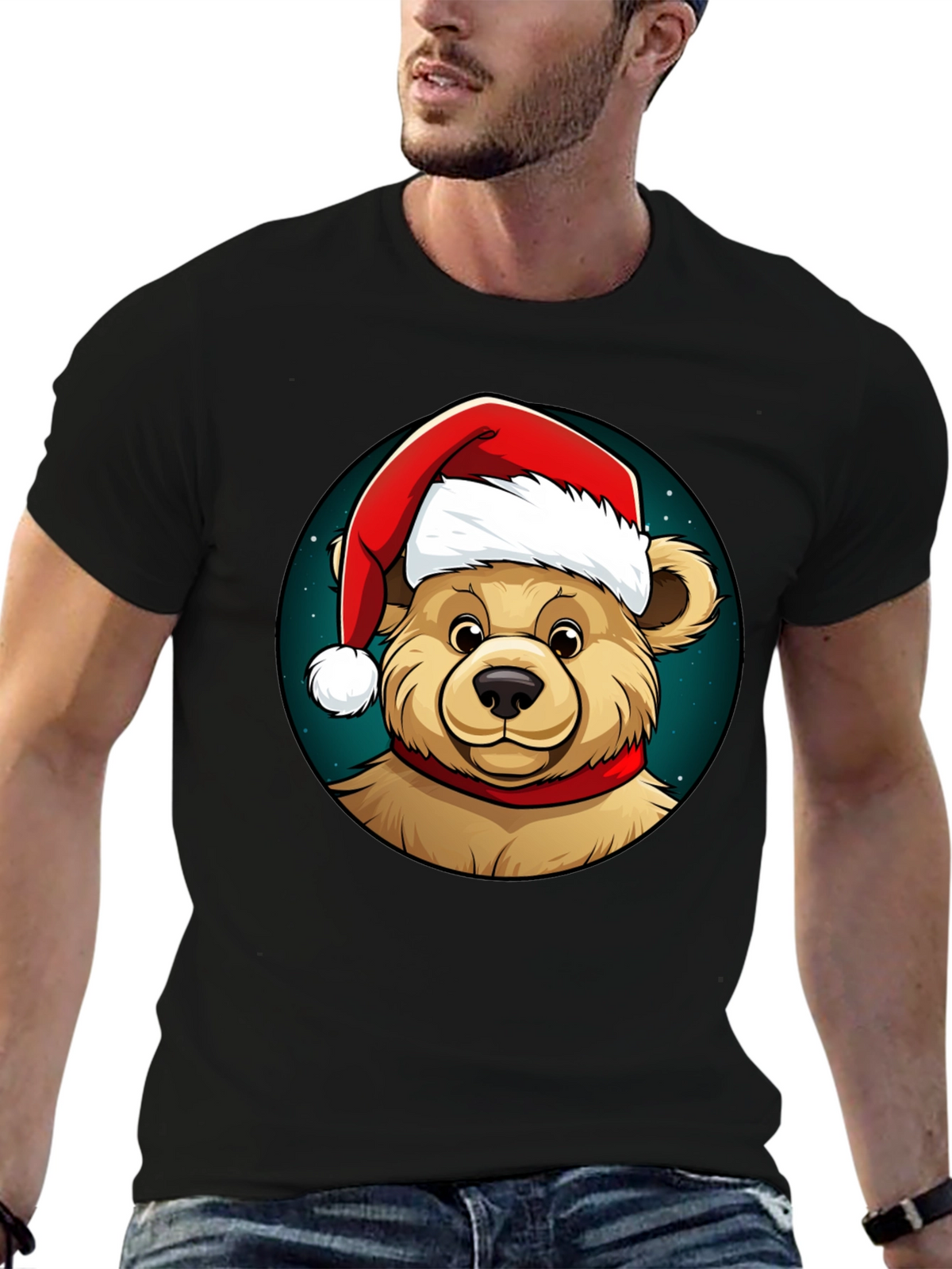 Festive Bear Graphic Tee