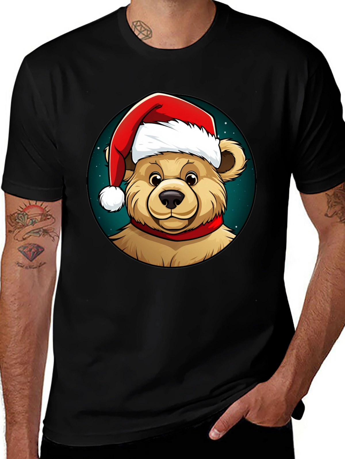 Festive Bear Graphic Tee