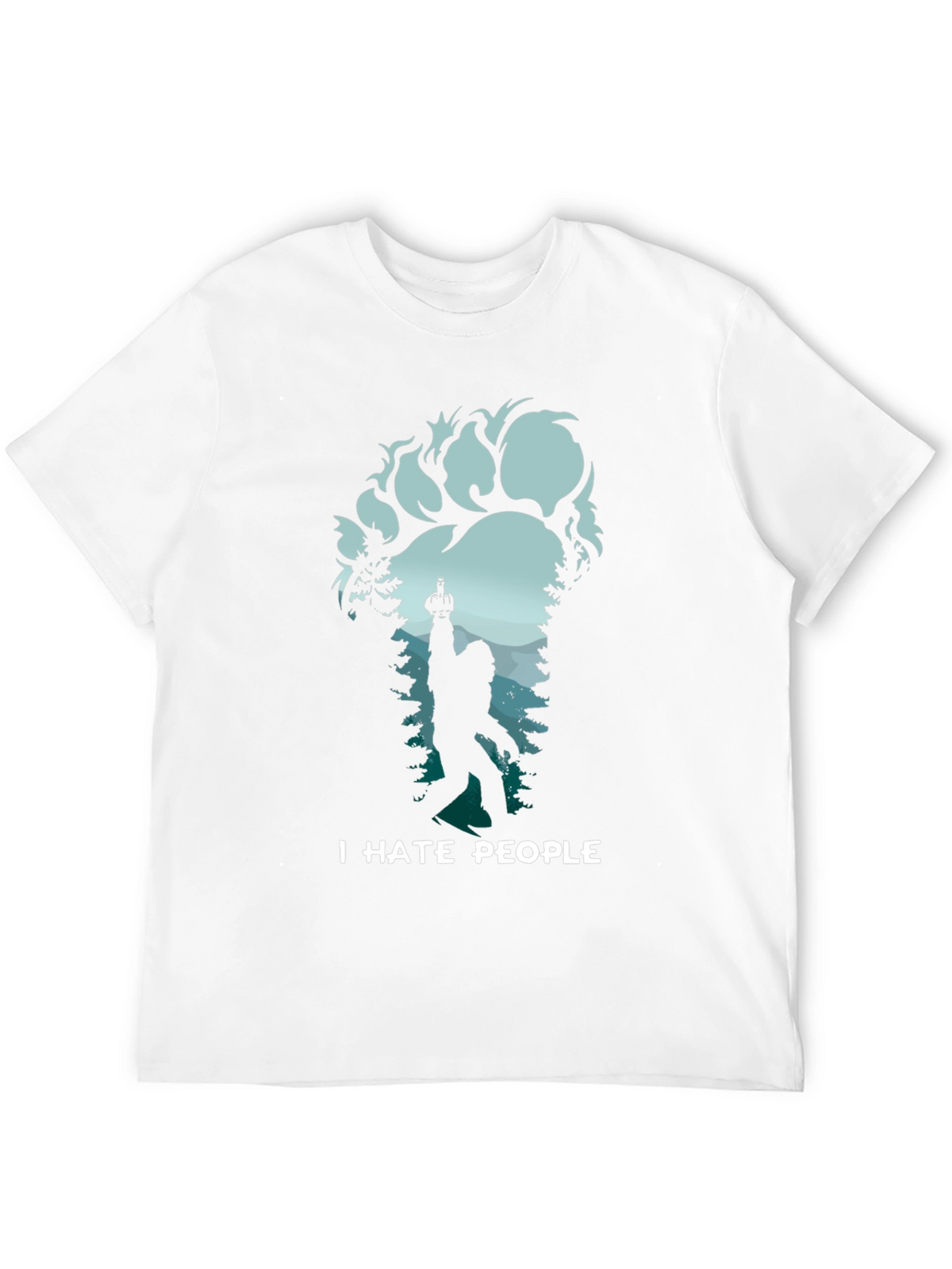 I Hate People Bigfoot T-Shirt