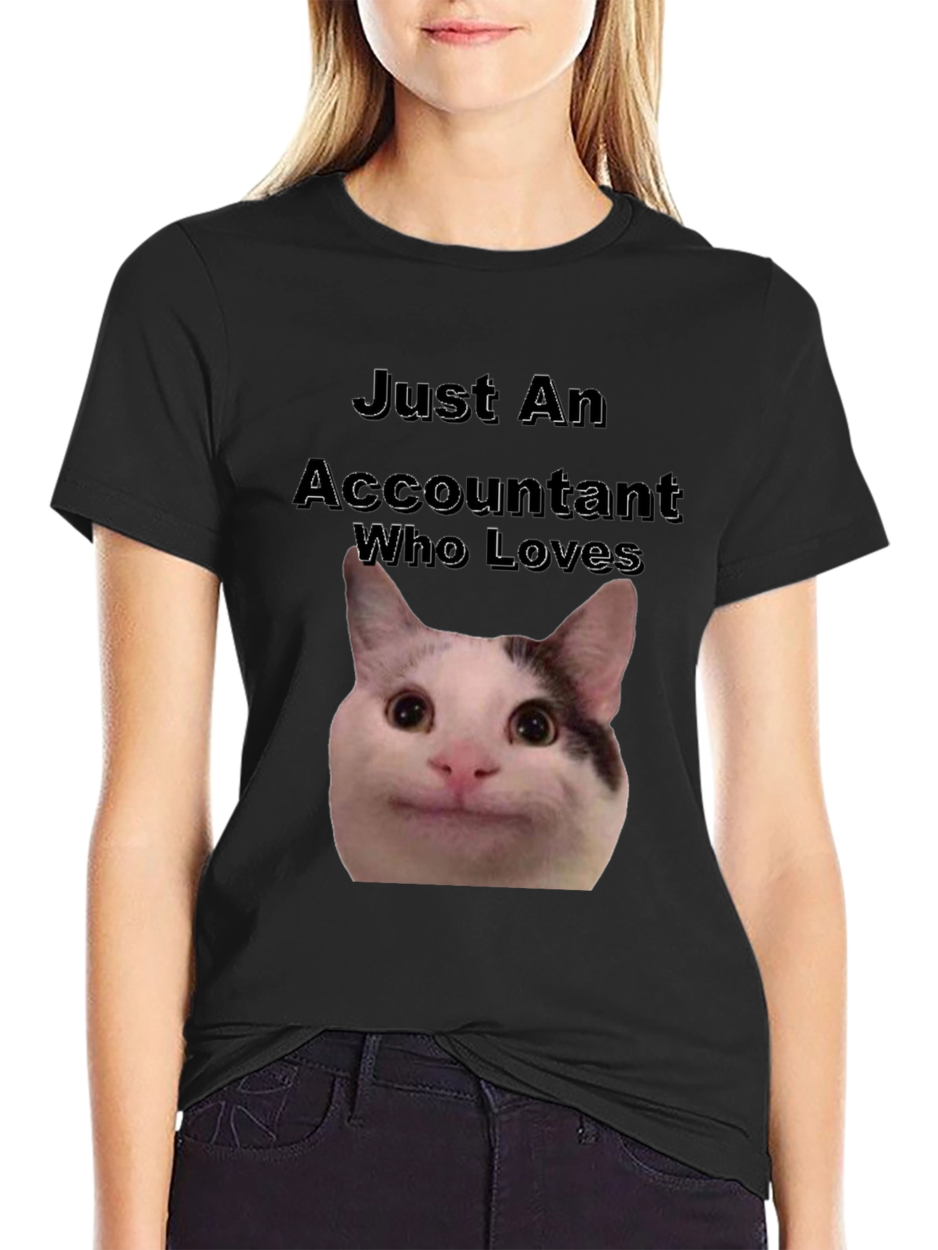 Accountant Cat T-Shirt - Funny Cat Lover Tee