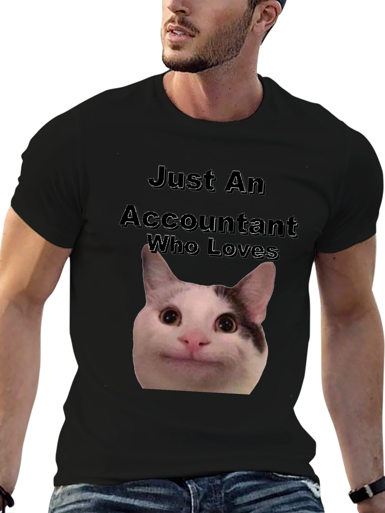 Accountant Cat T-Shirt - Funny Cat Lover Tee