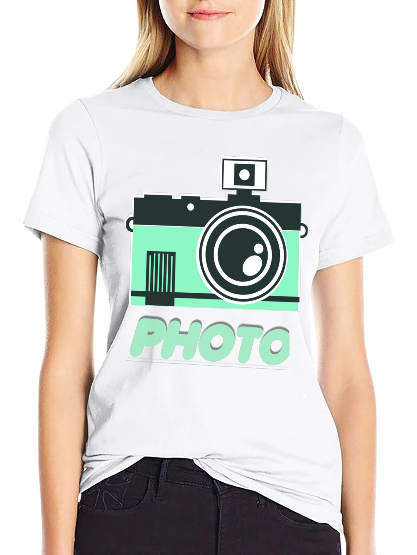Retro Camera Photo Graphic T-Shirt