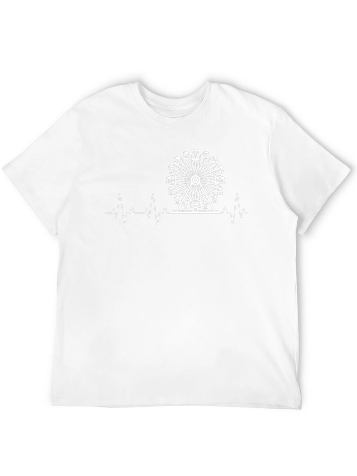 Ferris Wheel Heartbeat Graphic Tee