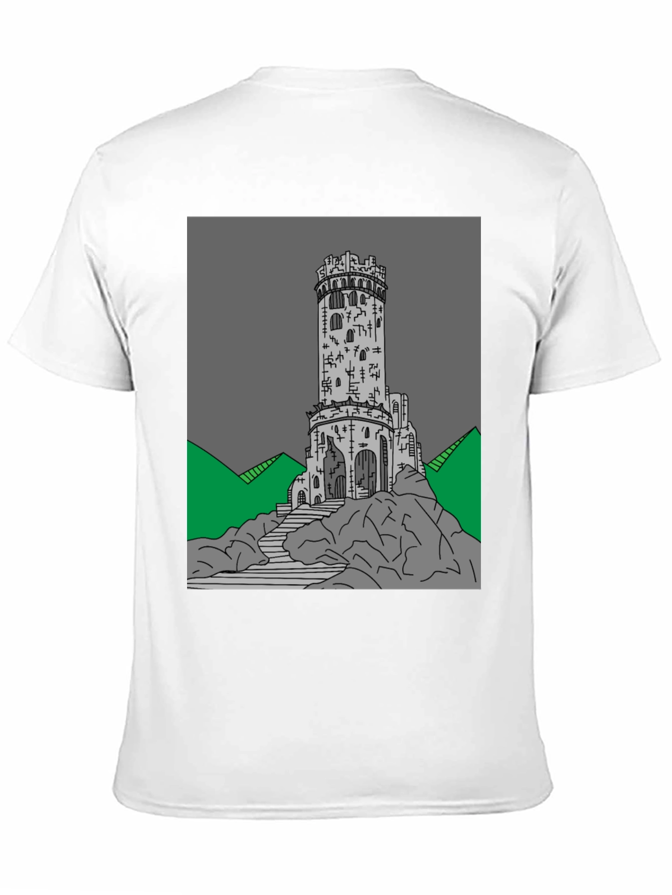 Tower Graphic Tee - Unique Design