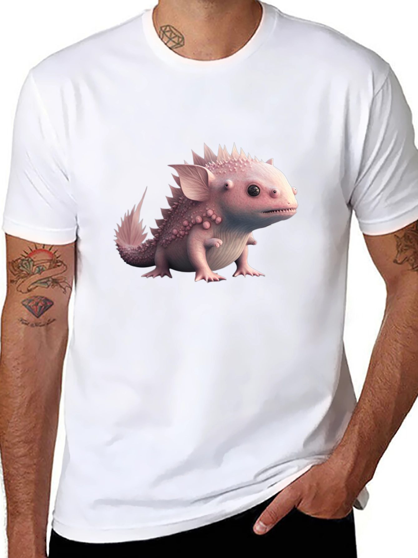 Axolotl Tee - Kawaii Lizard Shirt