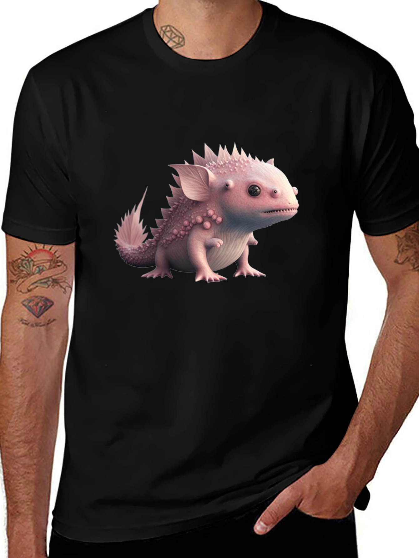 Axolotl Tee - Kawaii Lizard Shirt