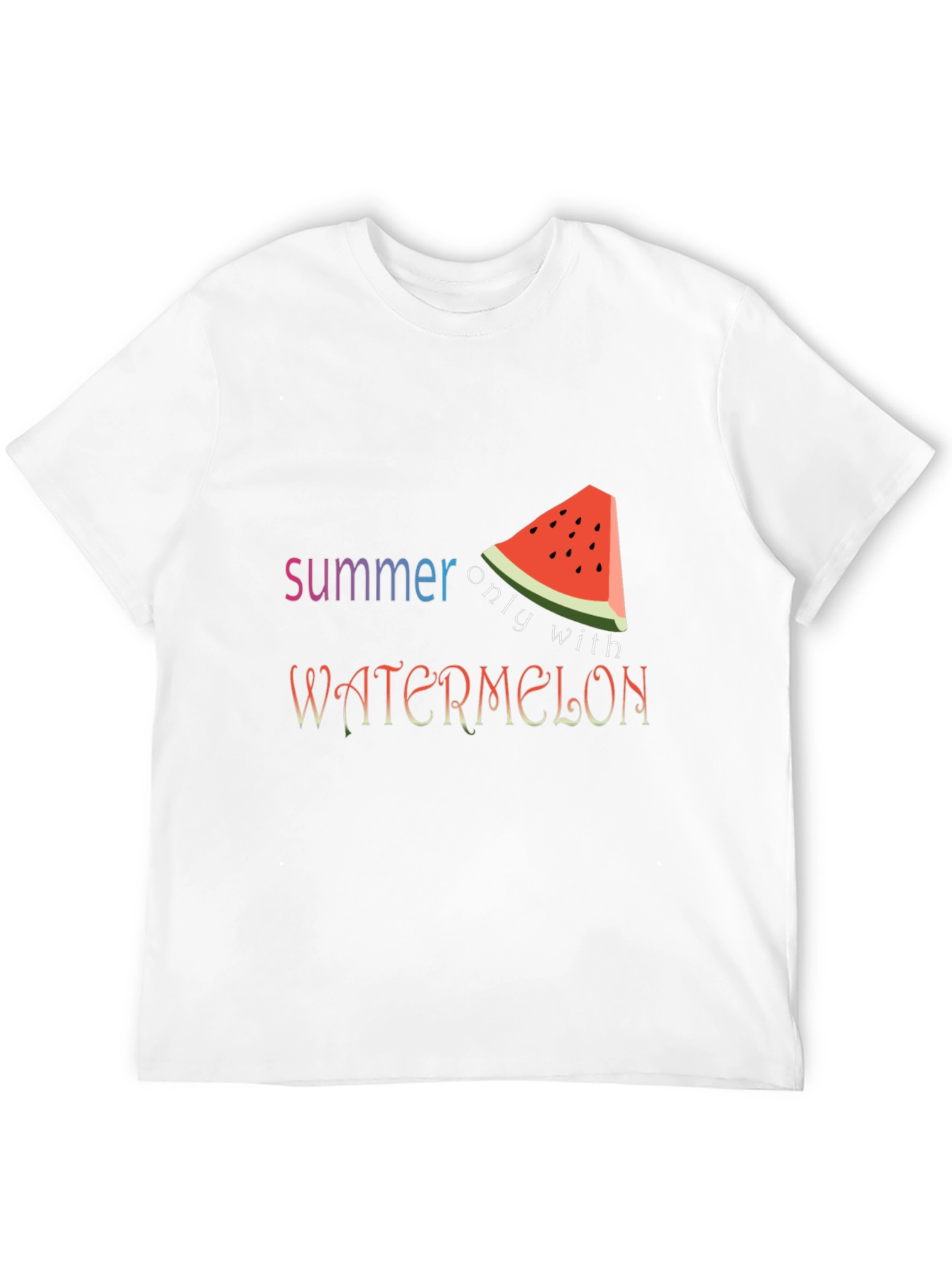 Summer Watermelon Graphic Tee - Fun Seasonal Shirt