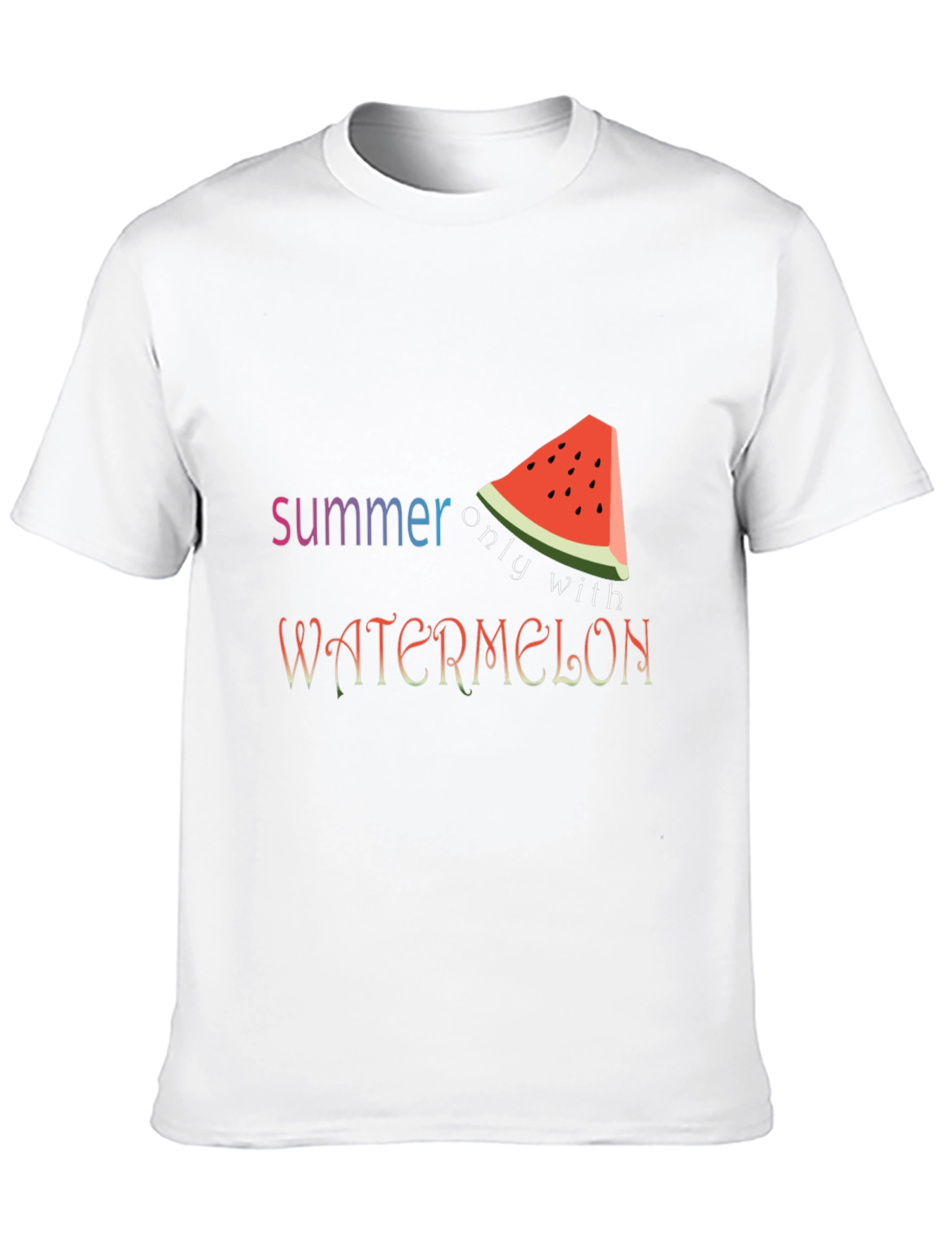 Summer Watermelon Graphic Tee - Fun Seasonal Shirt