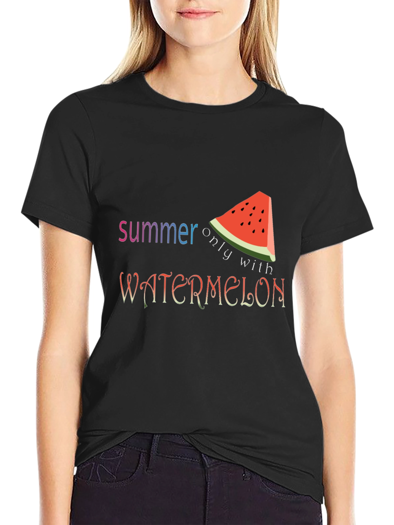 Summer Watermelon Graphic Tee - Fun Seasonal Shirt