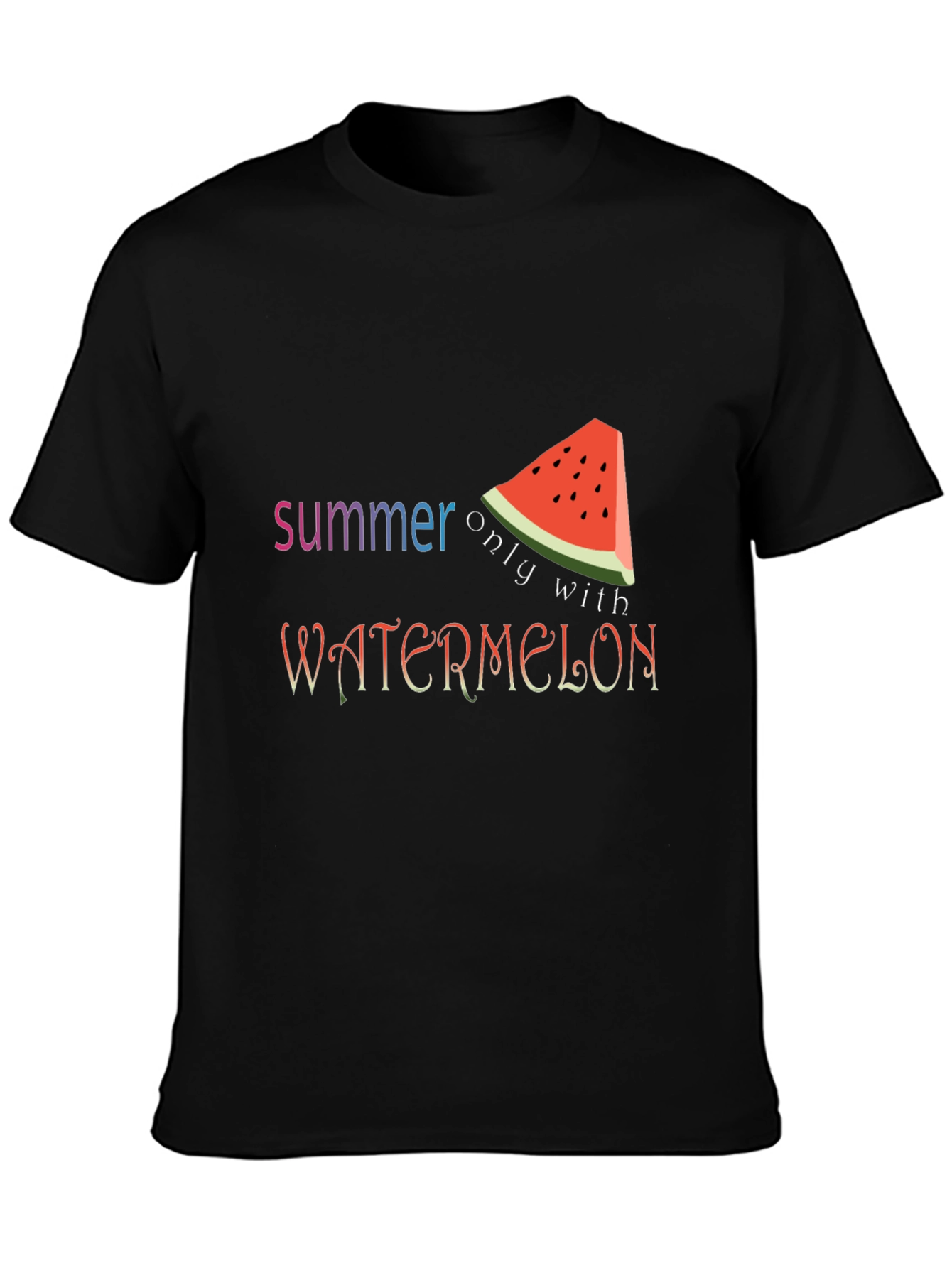 Summer Watermelon Graphic Tee - Fun Seasonal Shirt
