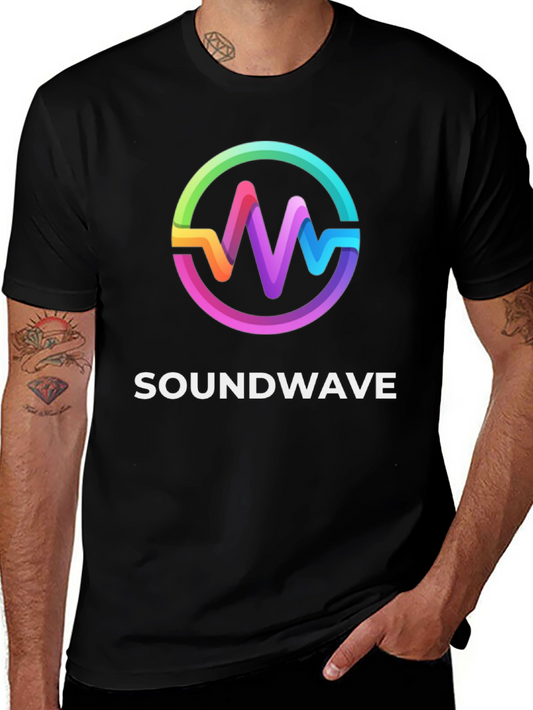 Soundwave Black Graphic Tee