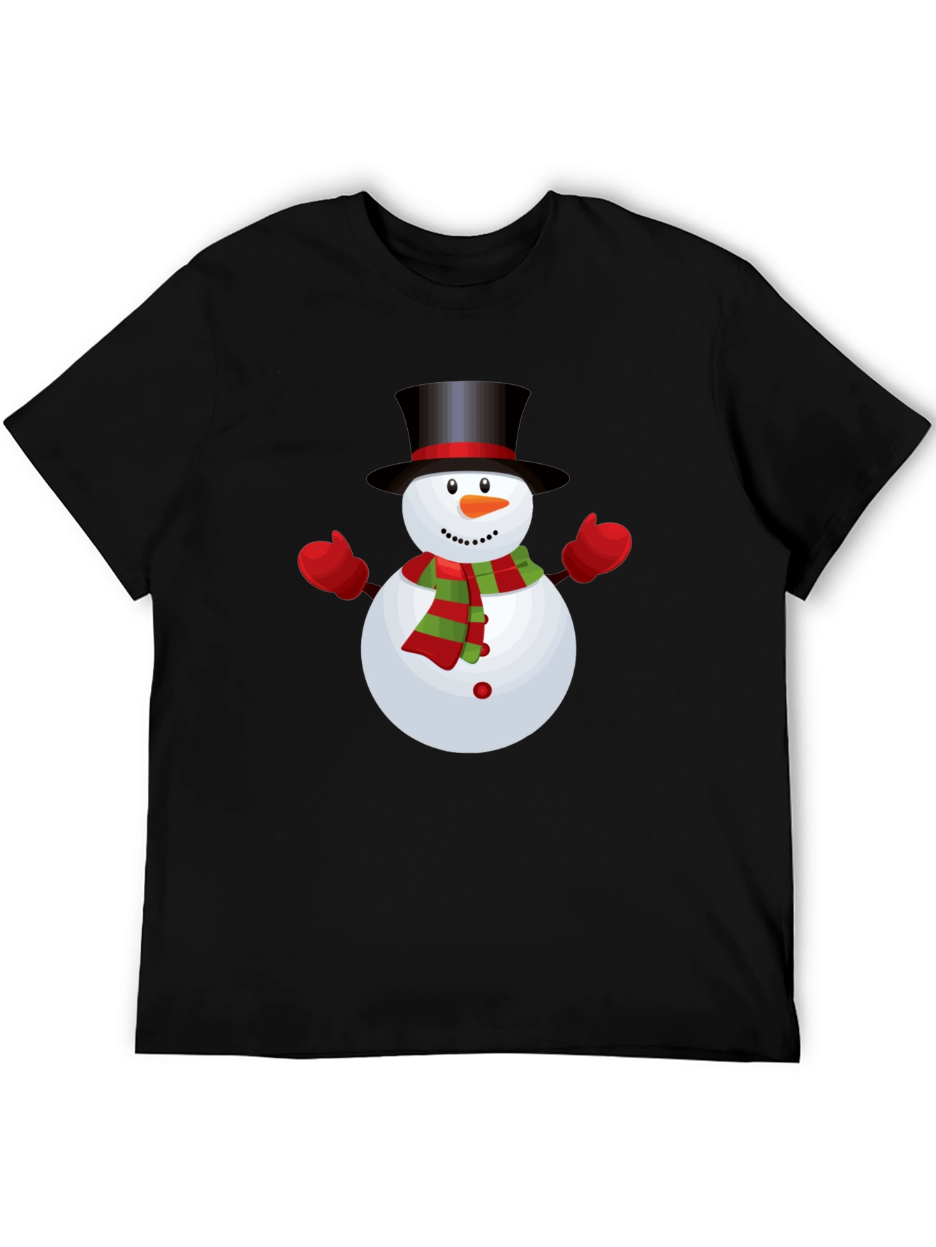Snowman Graphic Tee - Festive Holiday Shirt