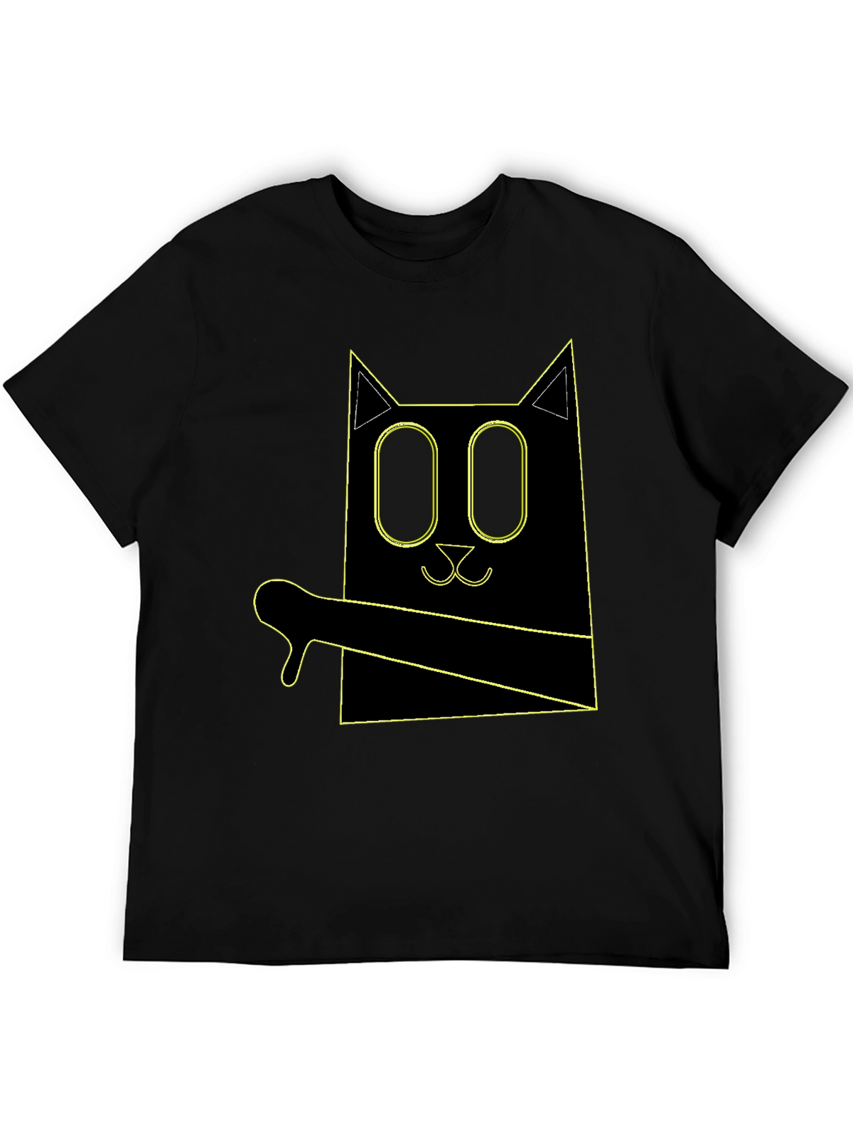 Geometric Cat T-Shirt
