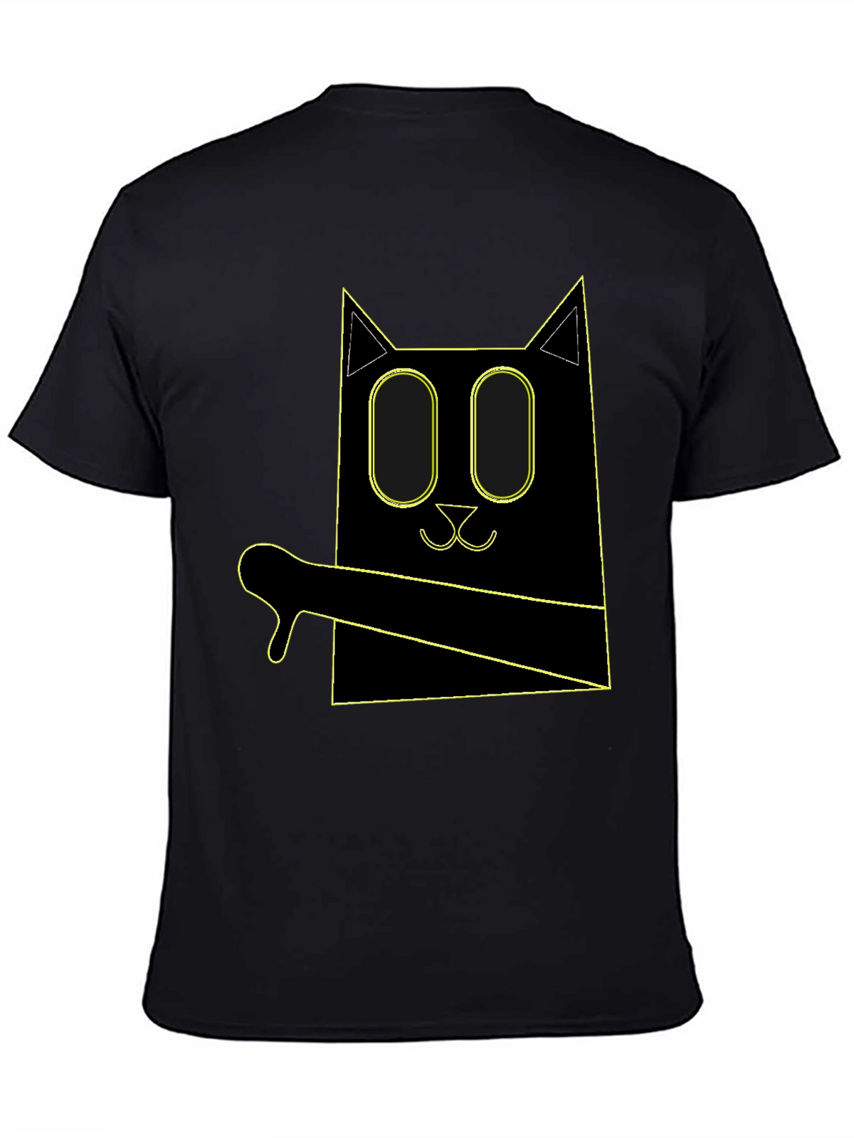 Geometric Cat T-Shirt