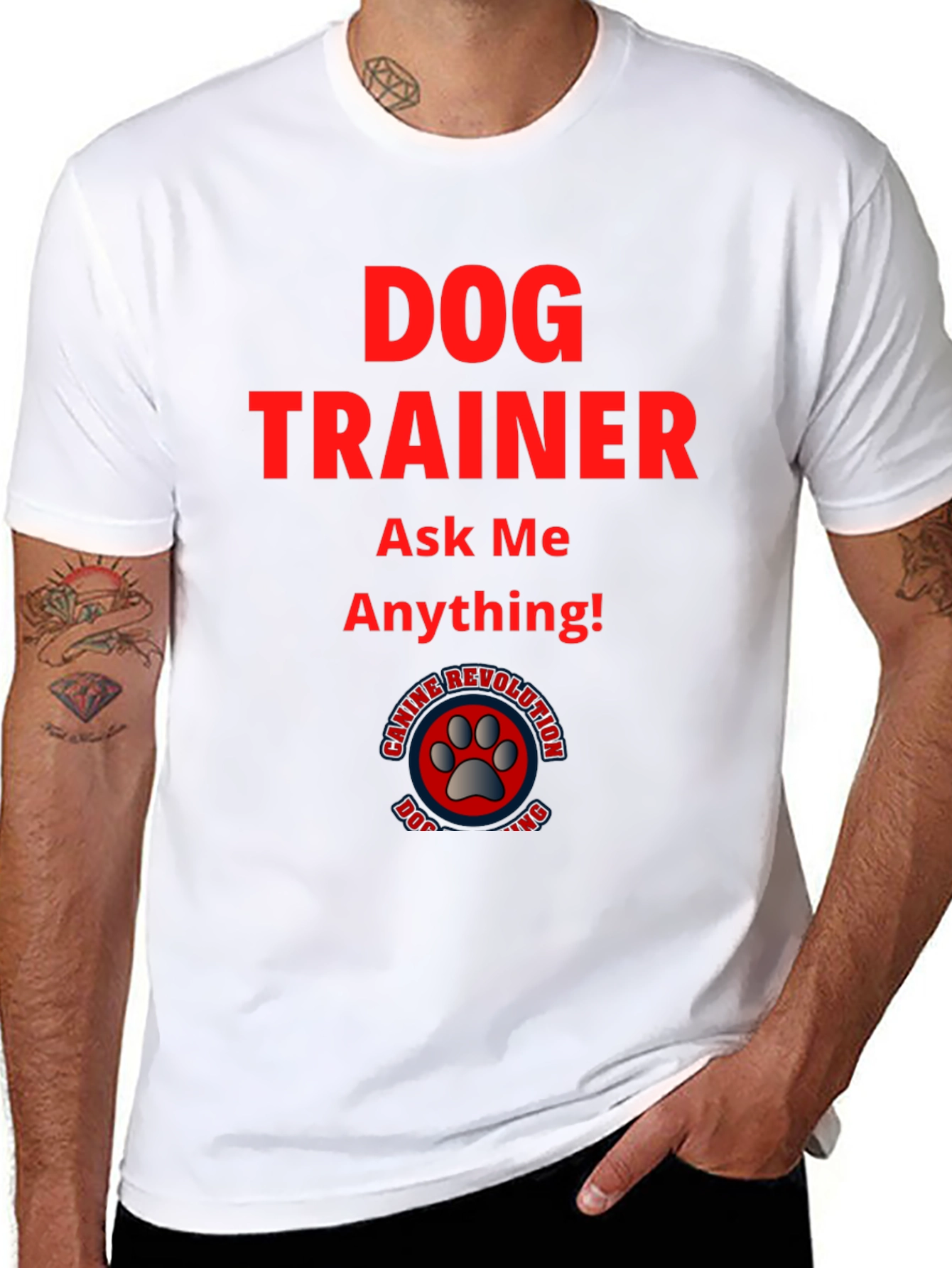 Dog Trainer T-Shirt: Ask Me Anything!