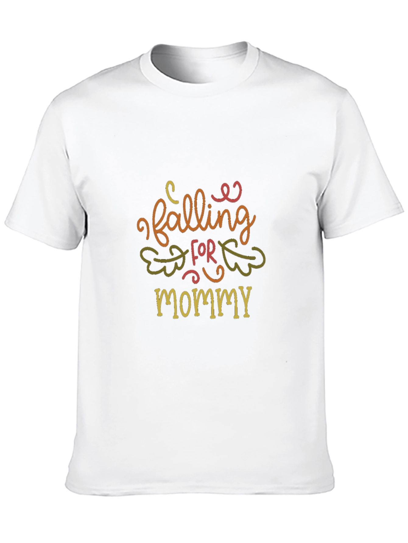 Falling For Mommy T-Shirt - Cute Autumn Design