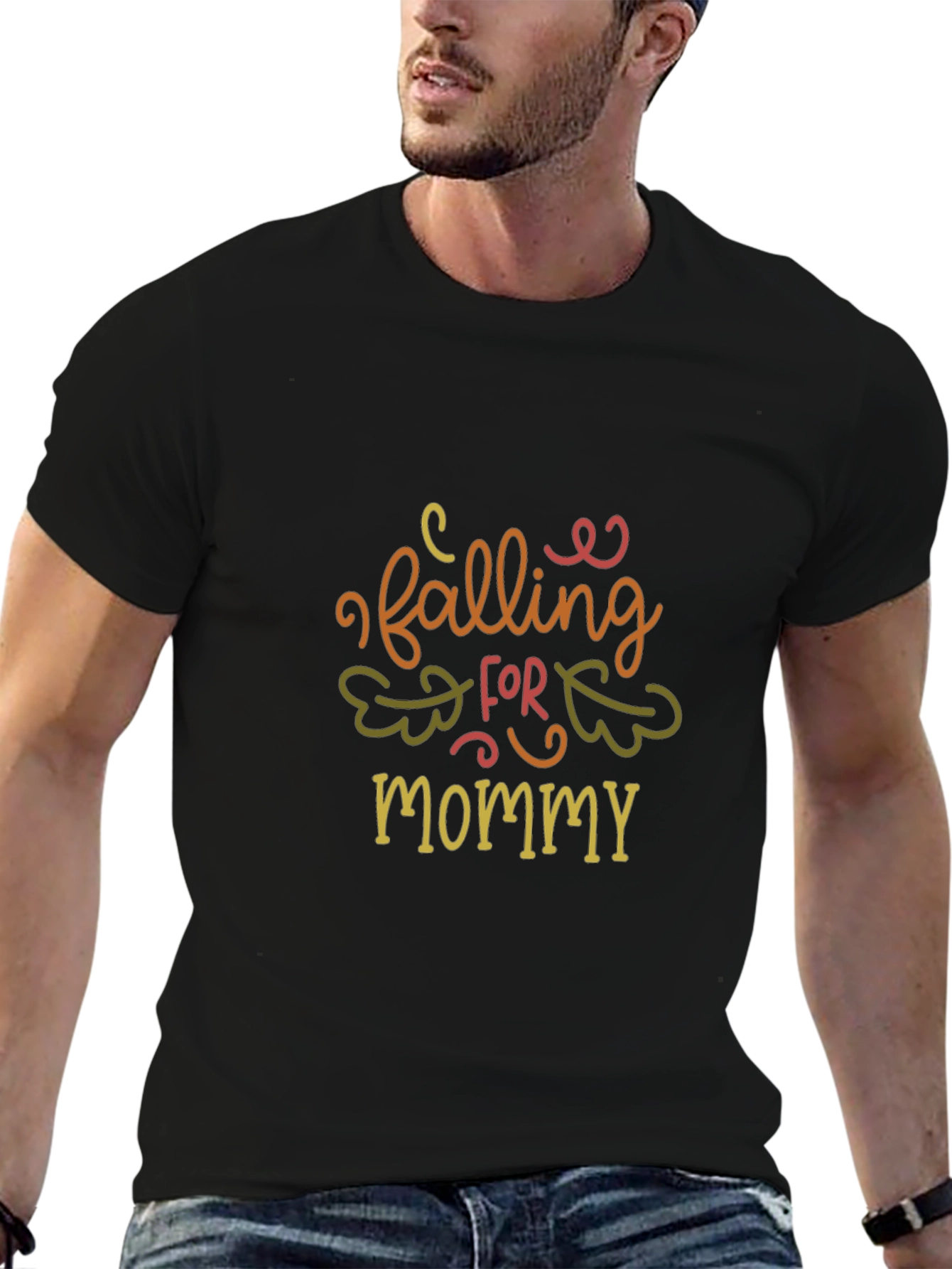 Falling For Mommy T-Shirt - Cute Autumn Design