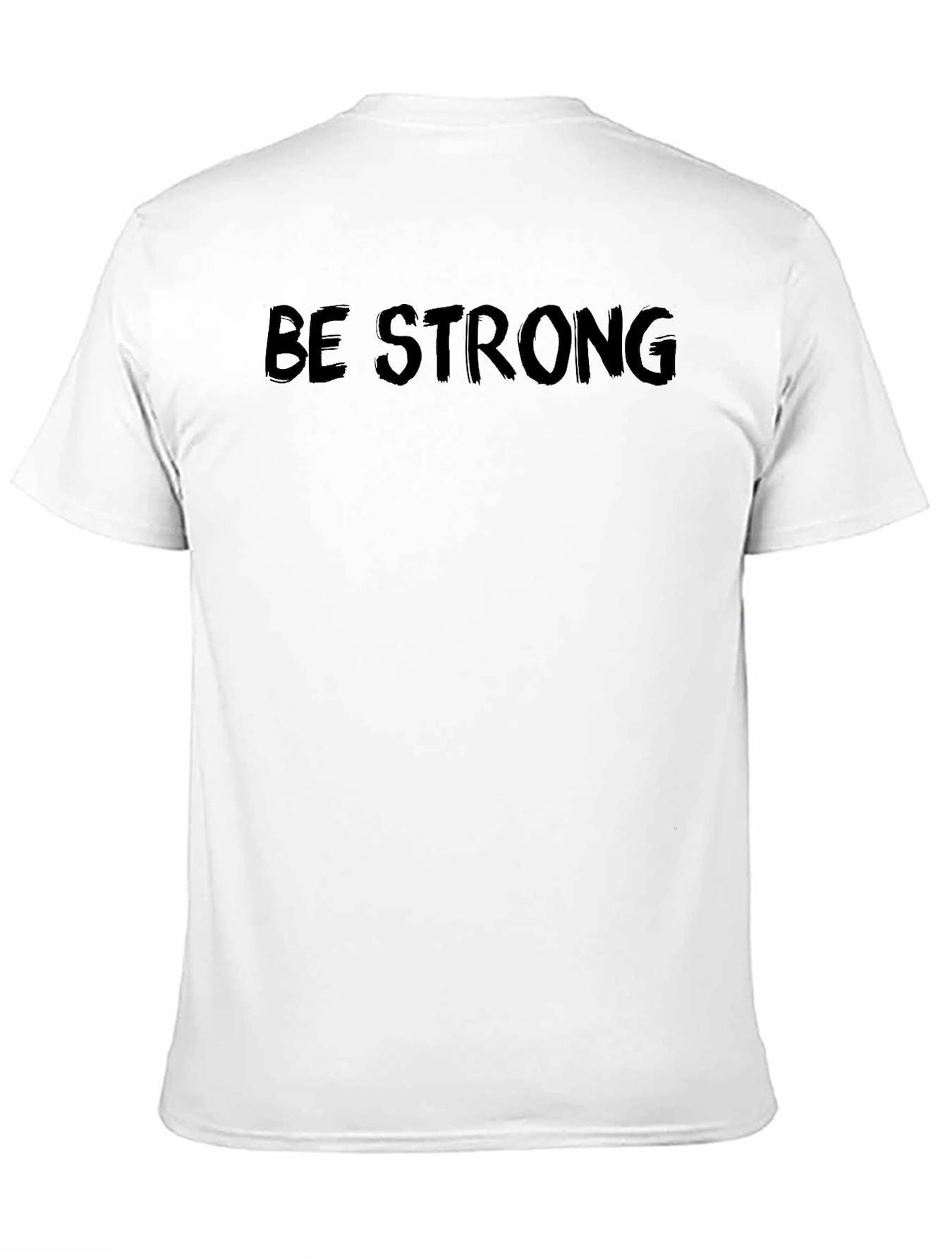 Be Strong Black Graphic Tee - Mens