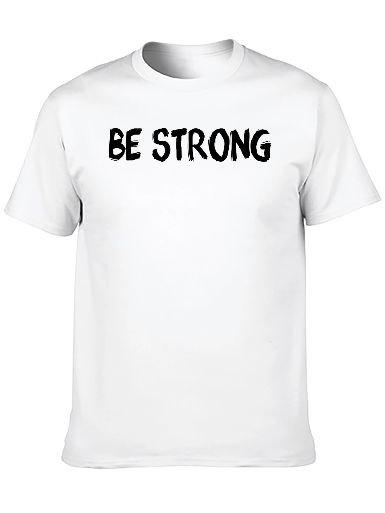 Be Strong Black Graphic Tee - Mens