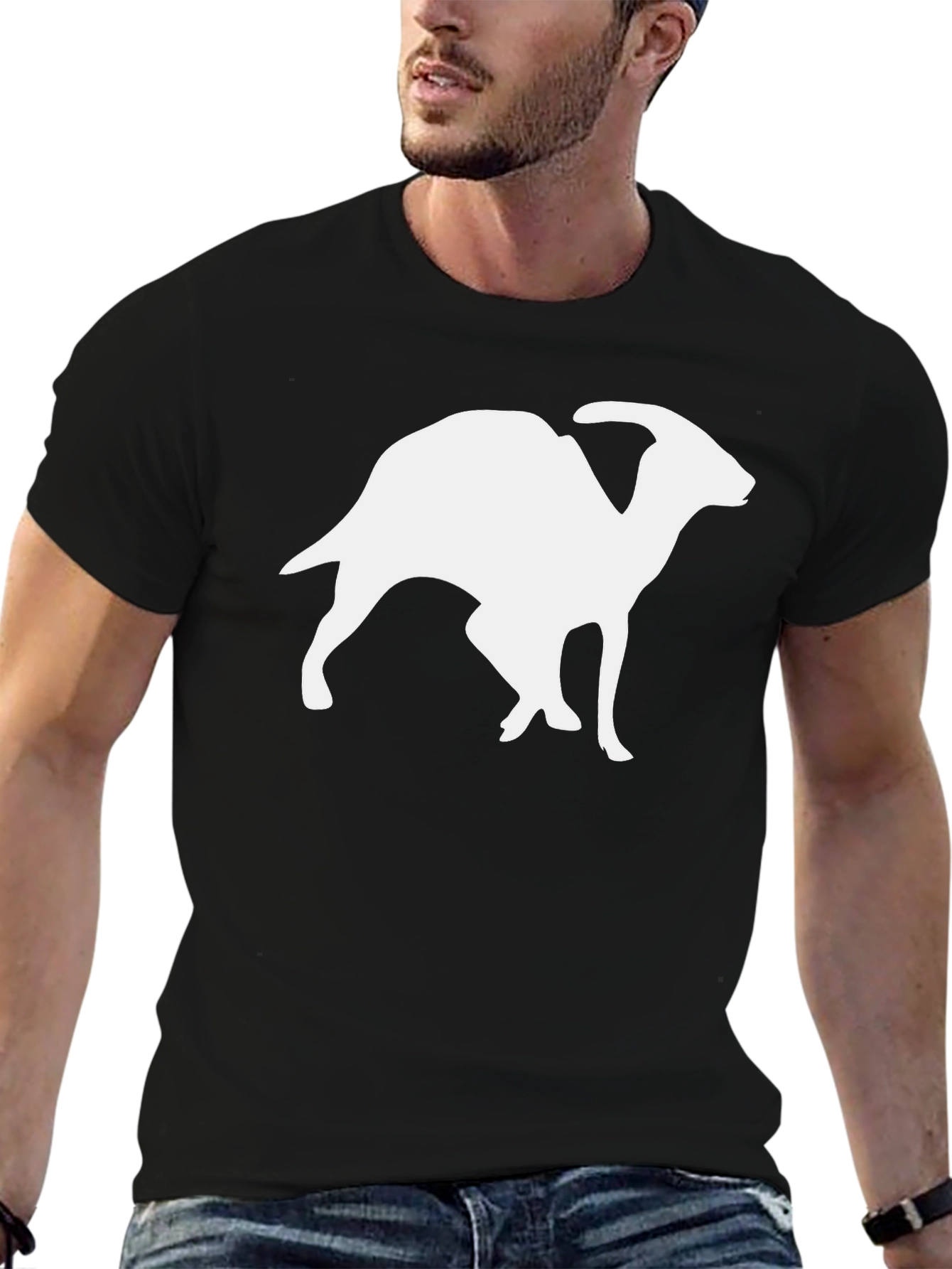 Parasaurolophus Dinosaur Graphic Tee