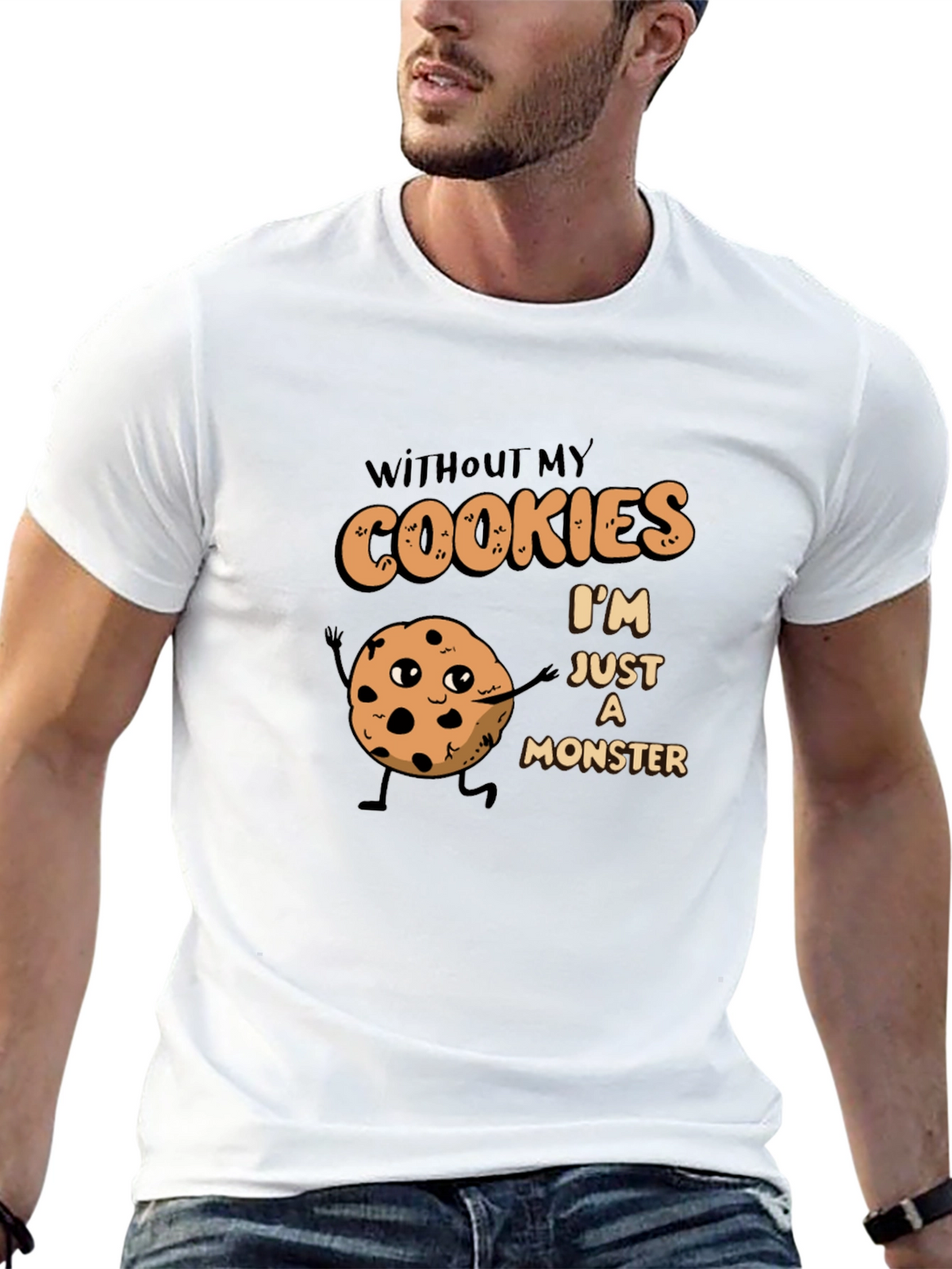Cookie Monster T-Shirt - Funny Graphic Tee