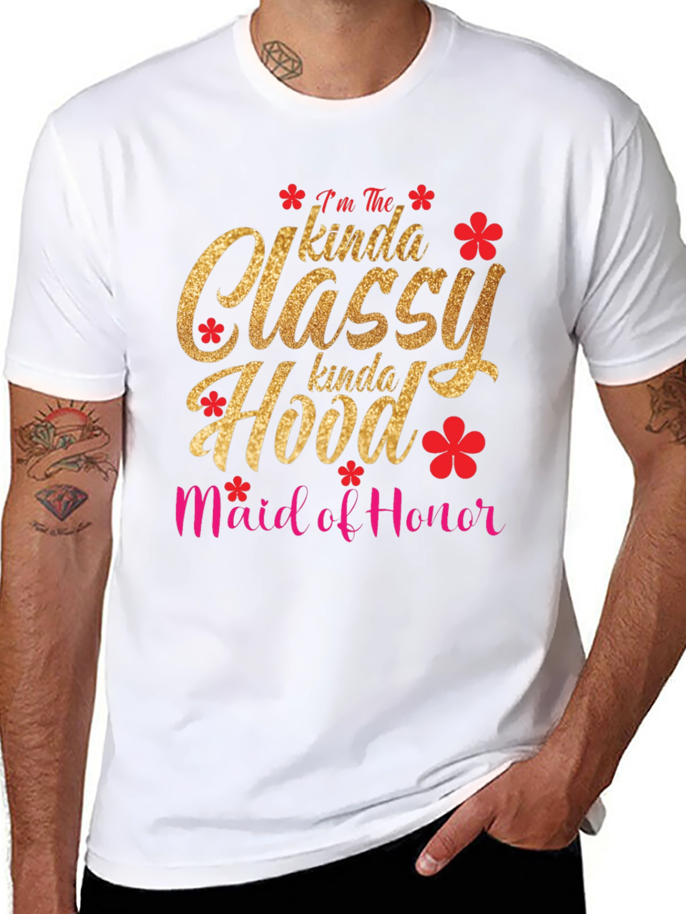 Classy Hood Maid of Honor T-Shirt